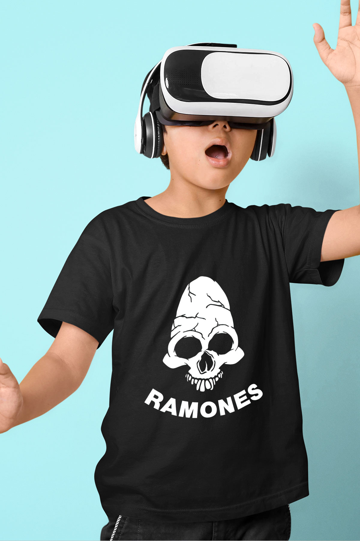 Ramones Siyah Unisex Çocuk Tişört