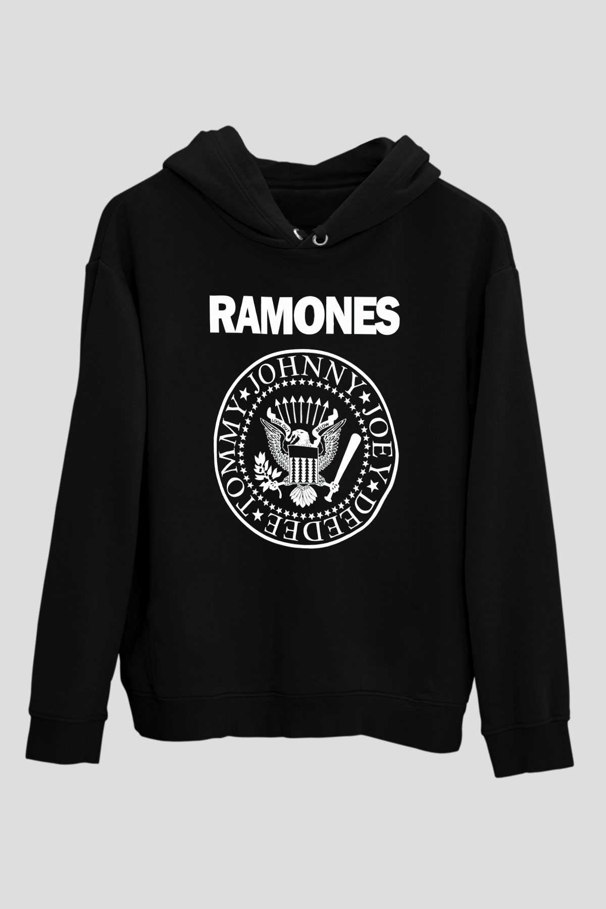 Ramones Siyah Unisex Hoodie