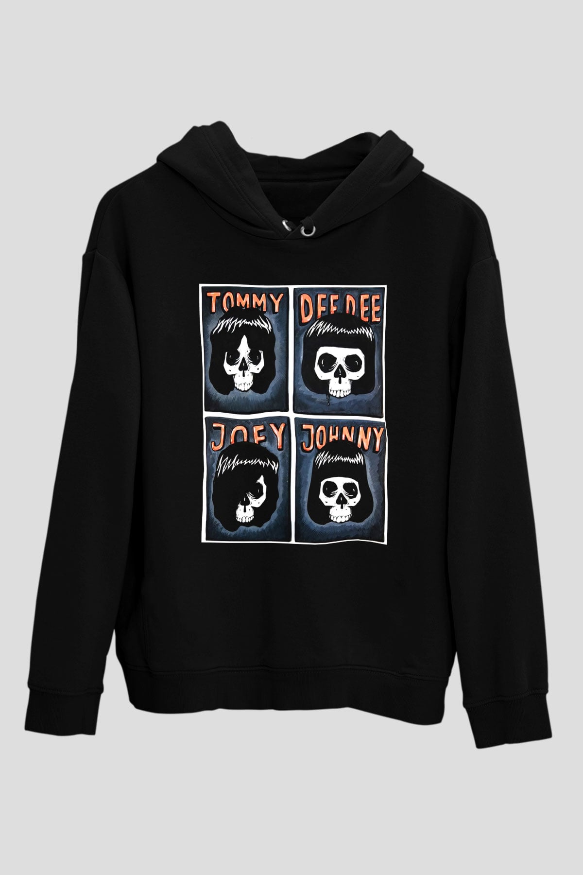 Ramones Siyah Unisex Hoodie