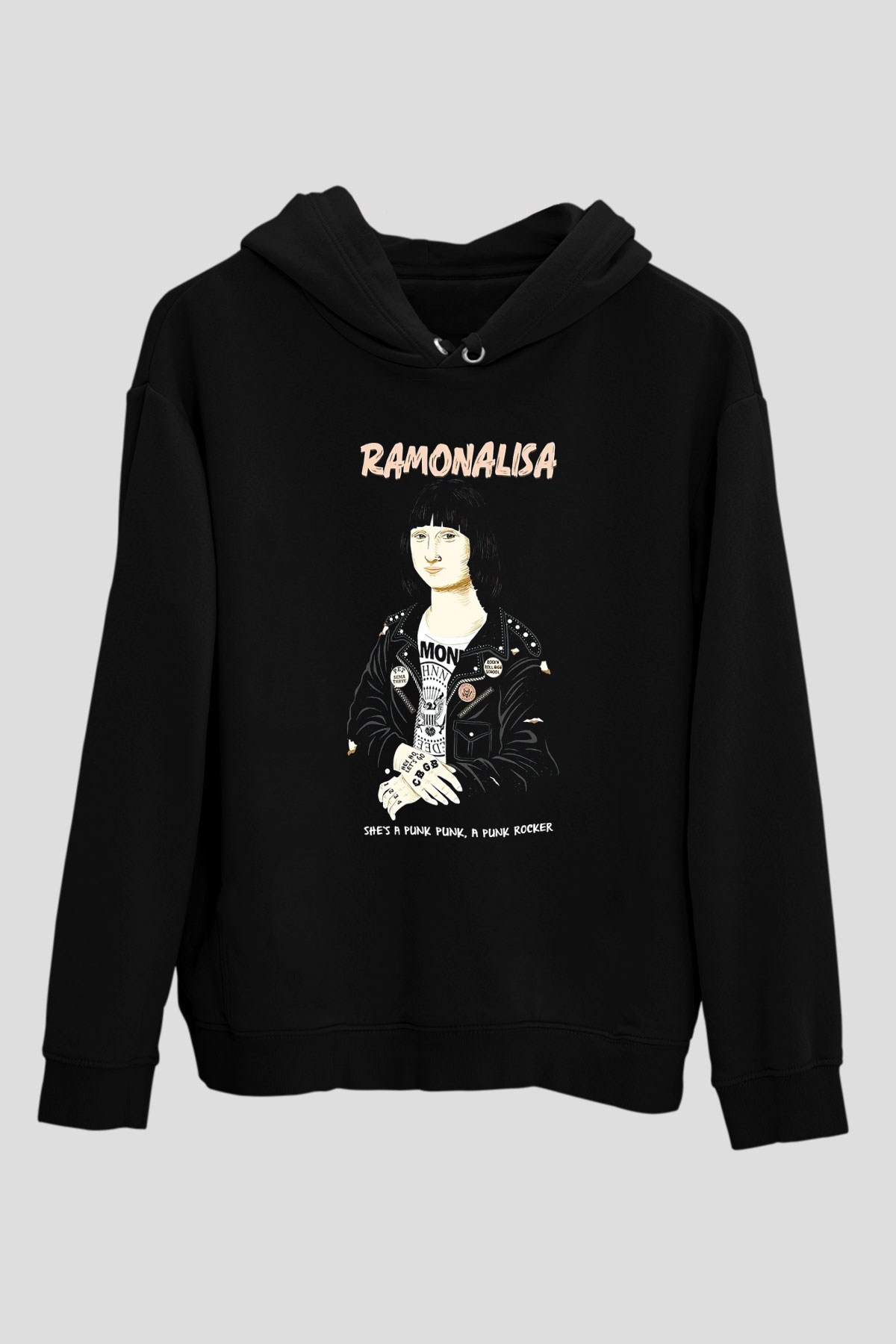 Ramones Siyah Unisex Hoodie
