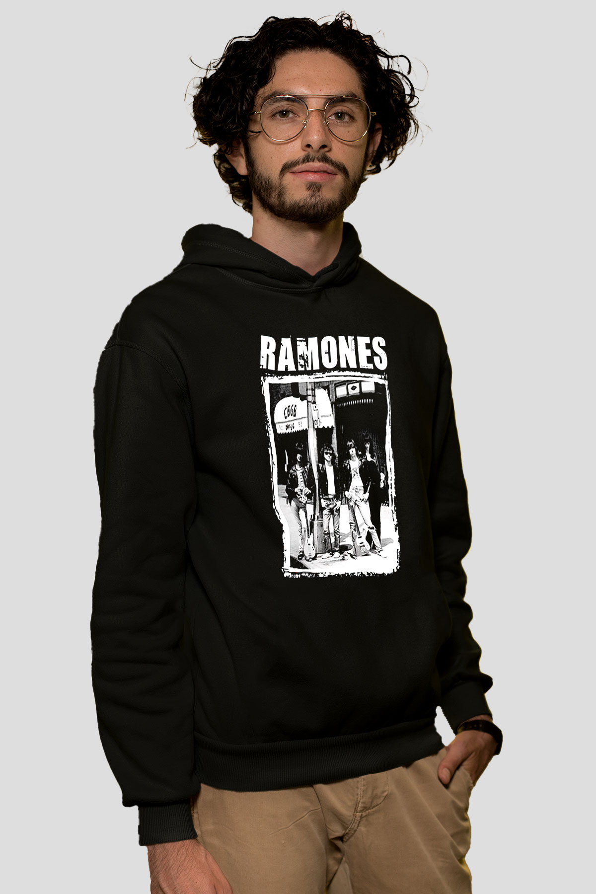 Ramones Siyah Unisex Hoodie