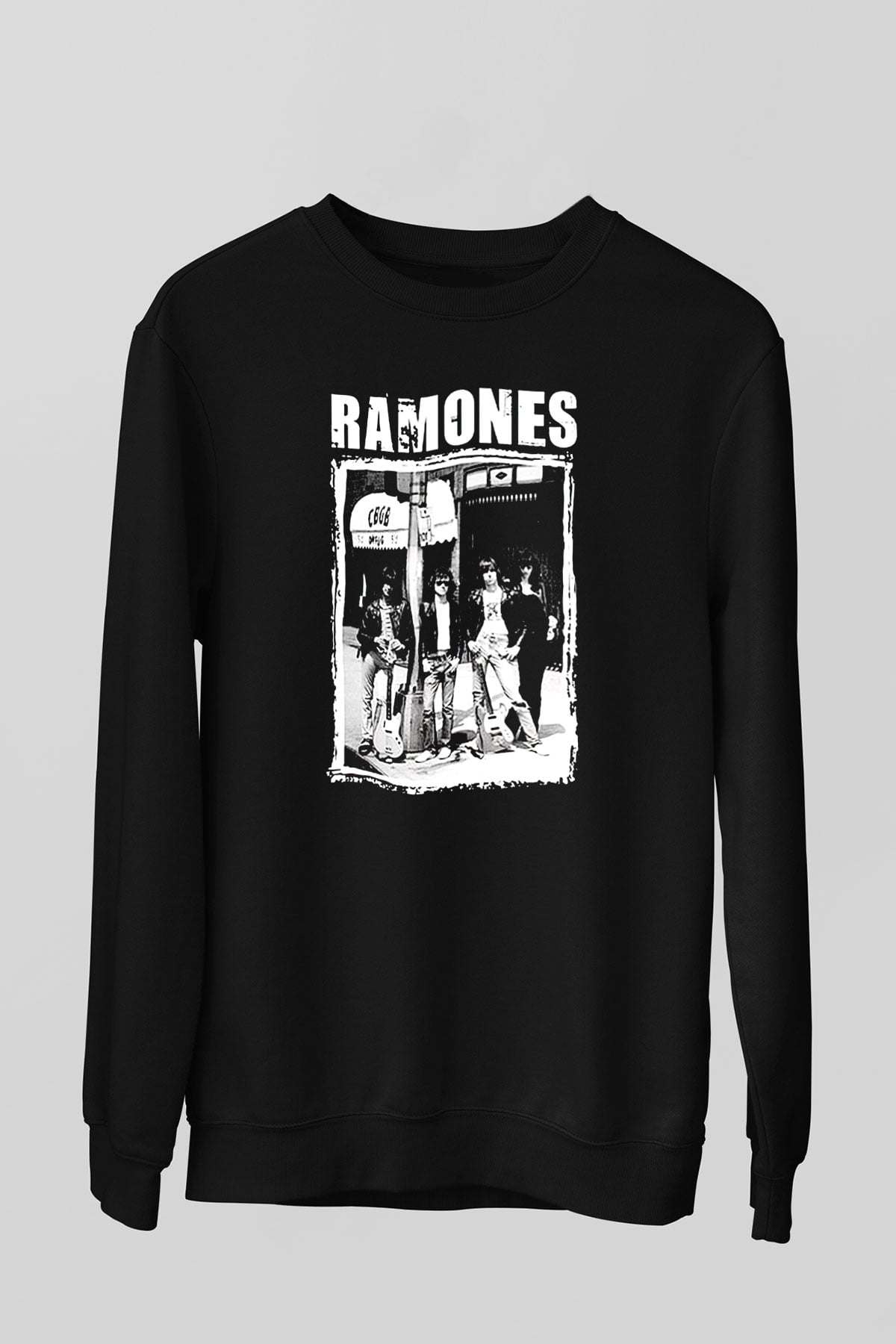 Ramones Siyah Unisex Sweatshirt
