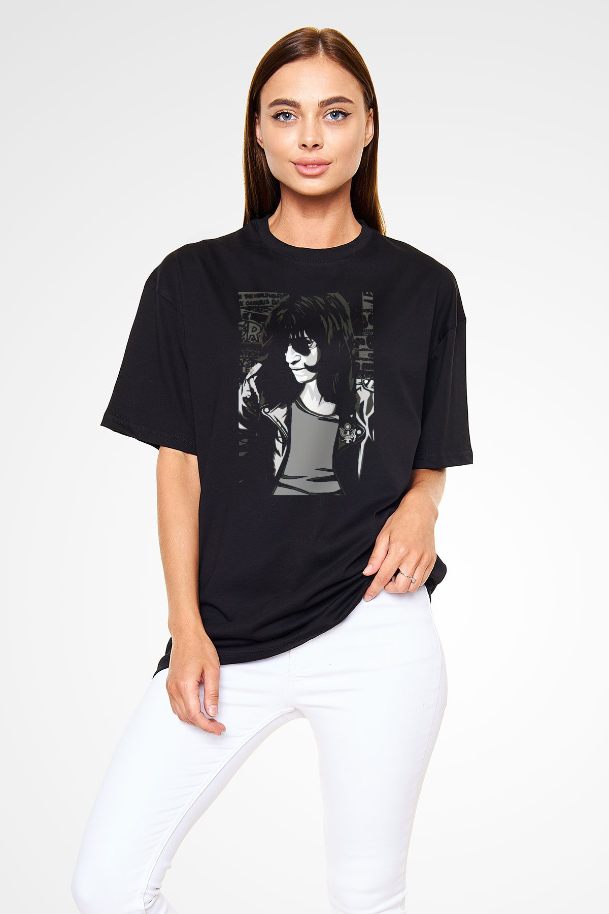 Ramones Siyah Unisex Tişört T-Shirt - TişörtFabrikası