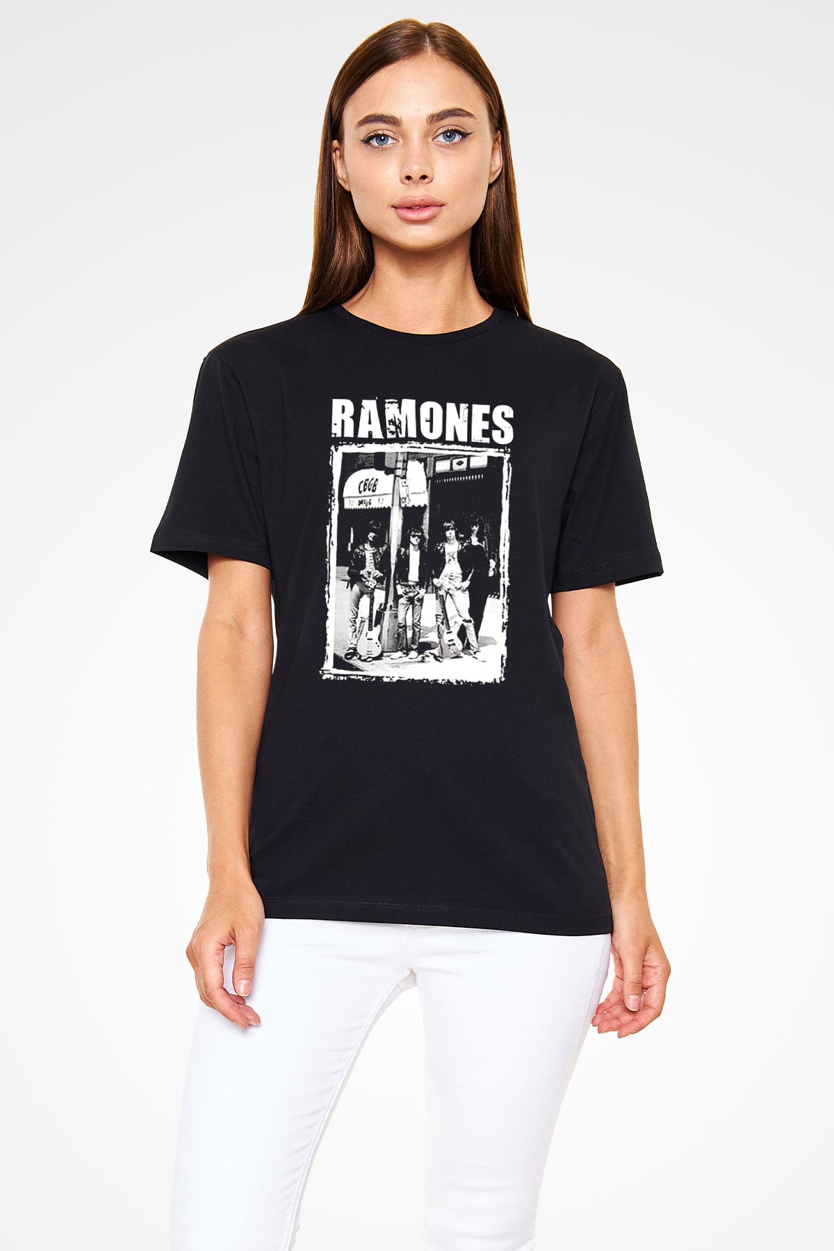Ramones Siyah Unisex Tişört T-Shirt - TişörtFabrikası