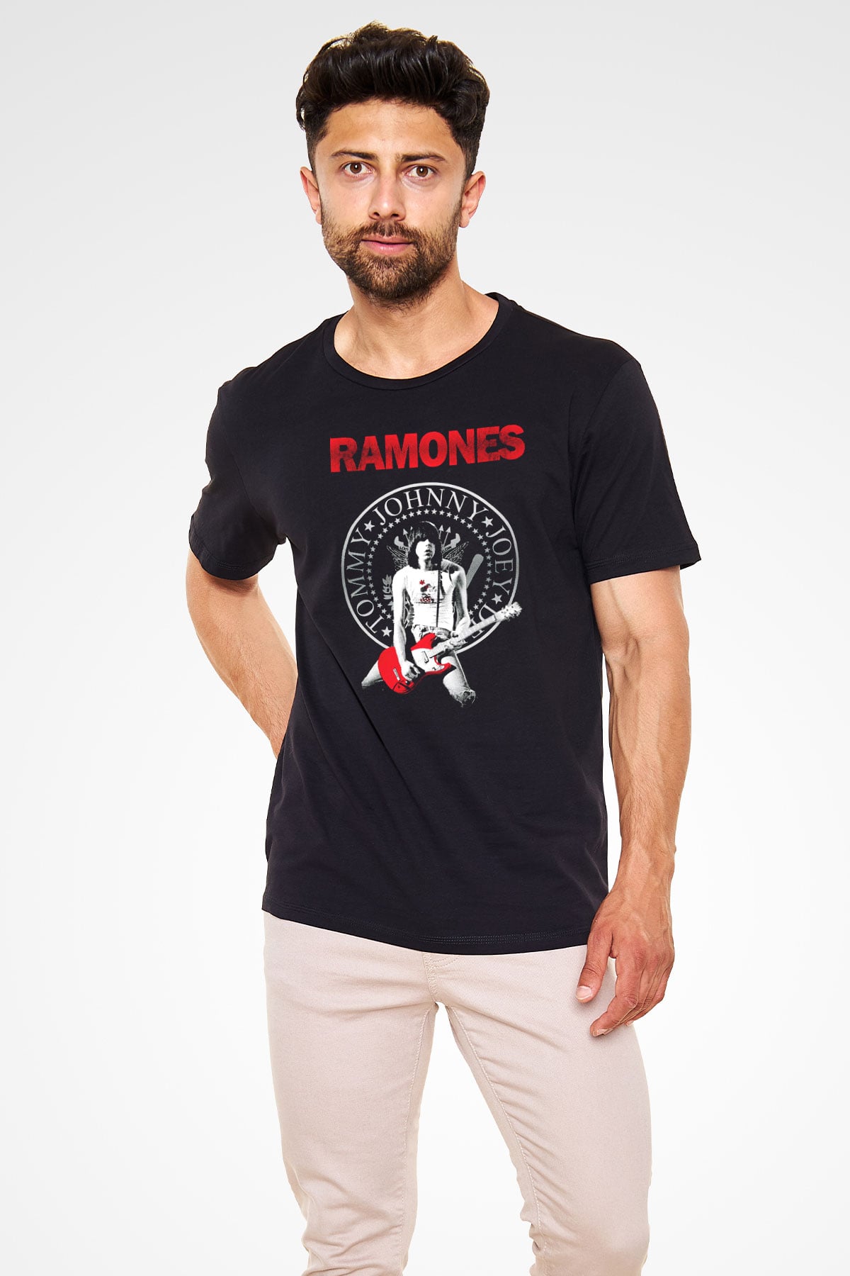 Ramones Siyah Unisex Tişört T-Shirt - TişörtFabrikası
