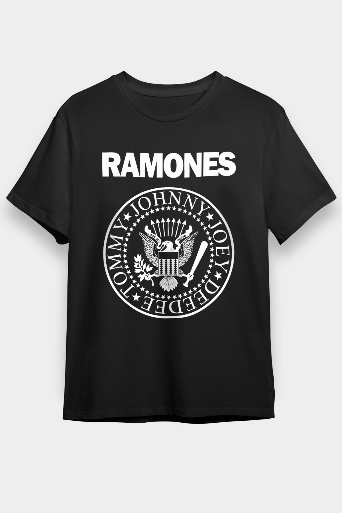 Ramones Siyah Unisex Tişört T-Shirt - TişörtFabrikası