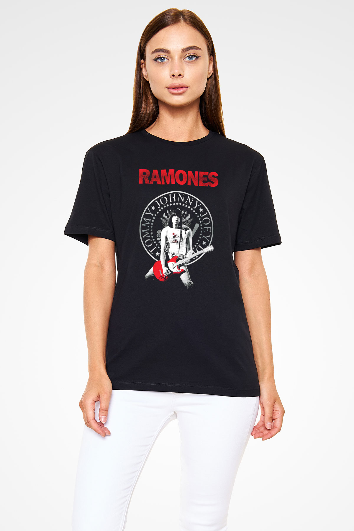 Ramones Siyah Unisex Tişört T-Shirt - TişörtFabrikası