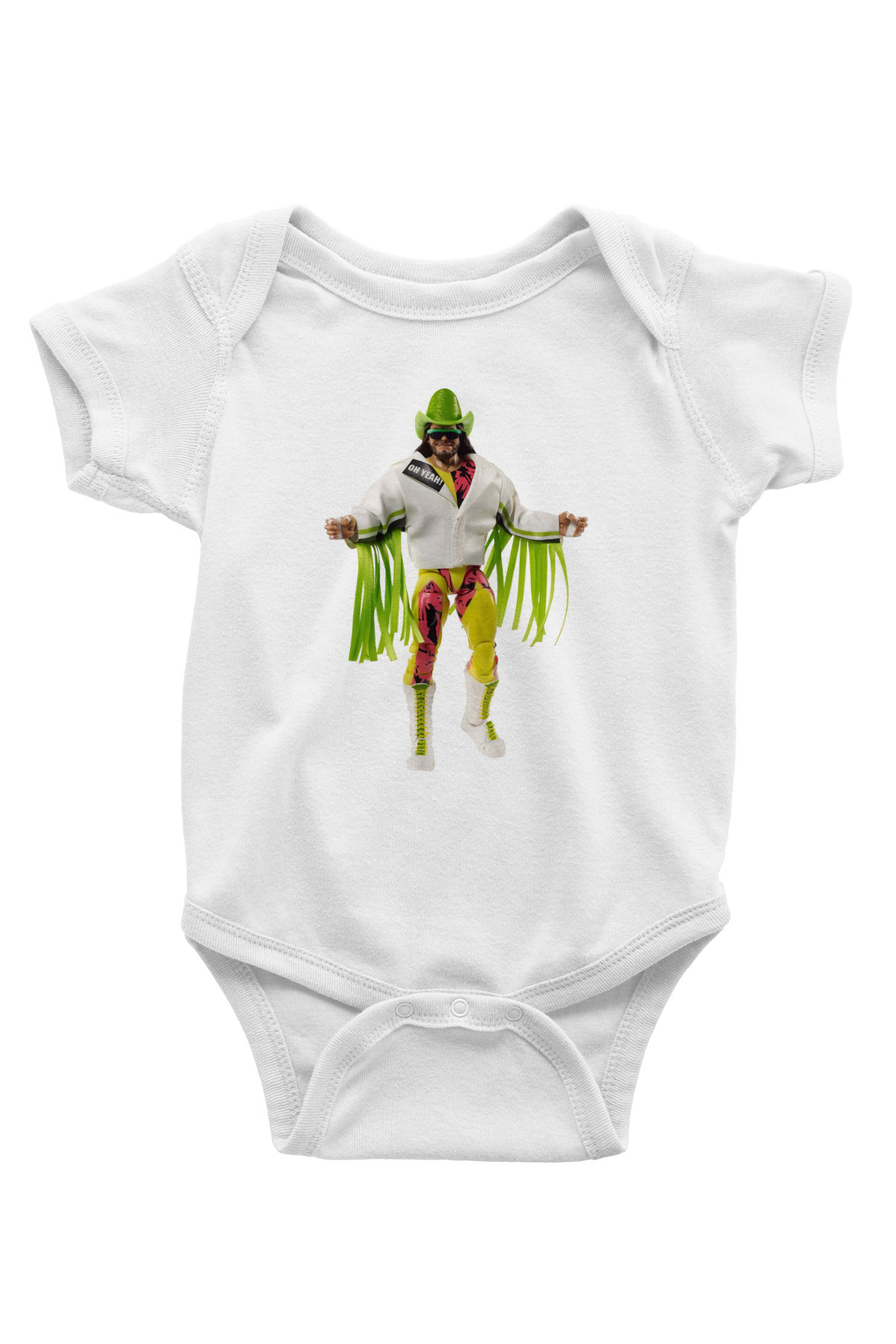 Randy Savage Beyaz Bebek Body - Zıbın
