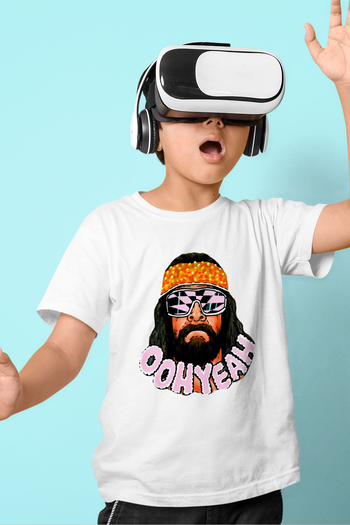 Randy Savage Beyaz Unisex  Çocuk Tişört