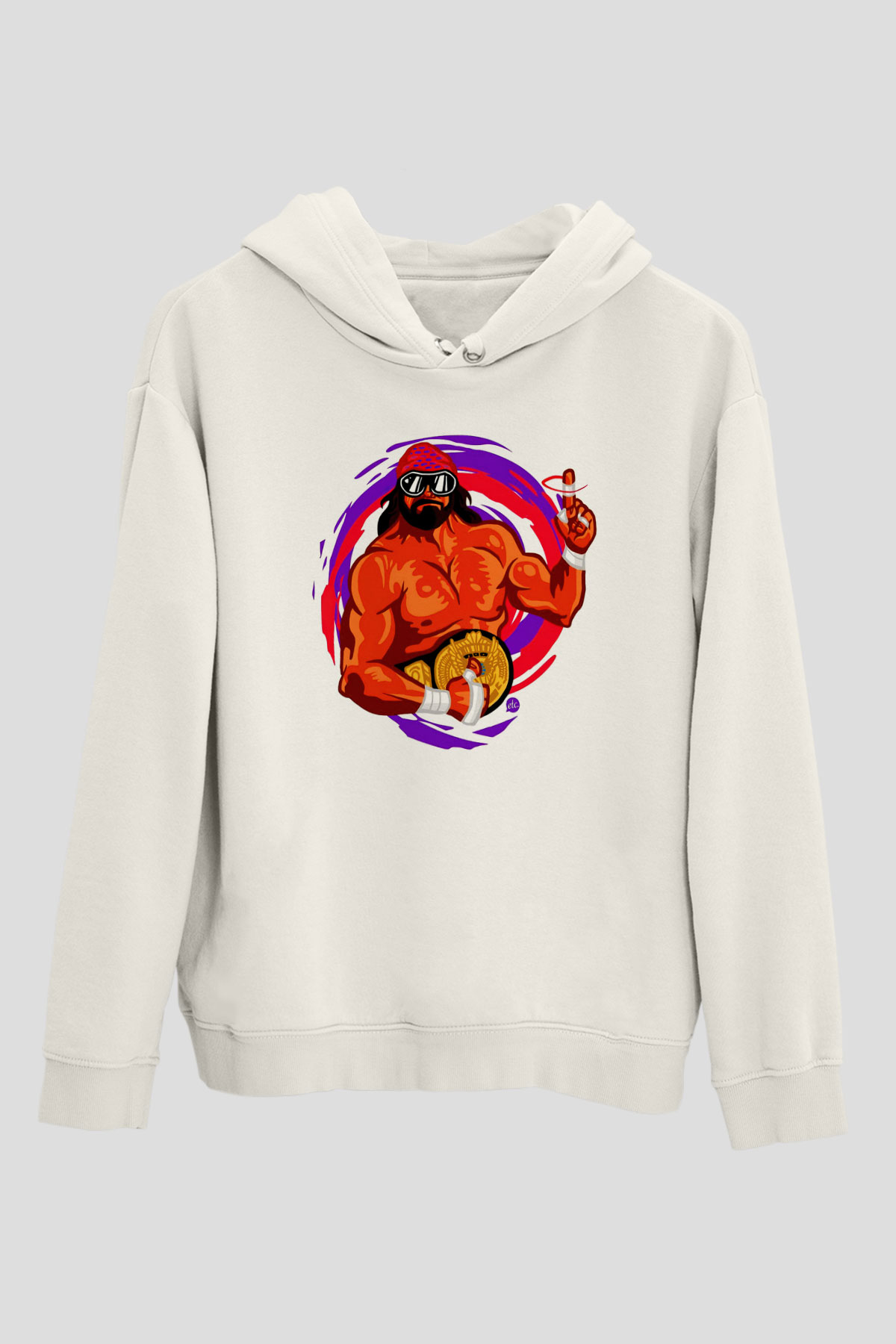 Randy Savage Beyaz Unisex Hoodie