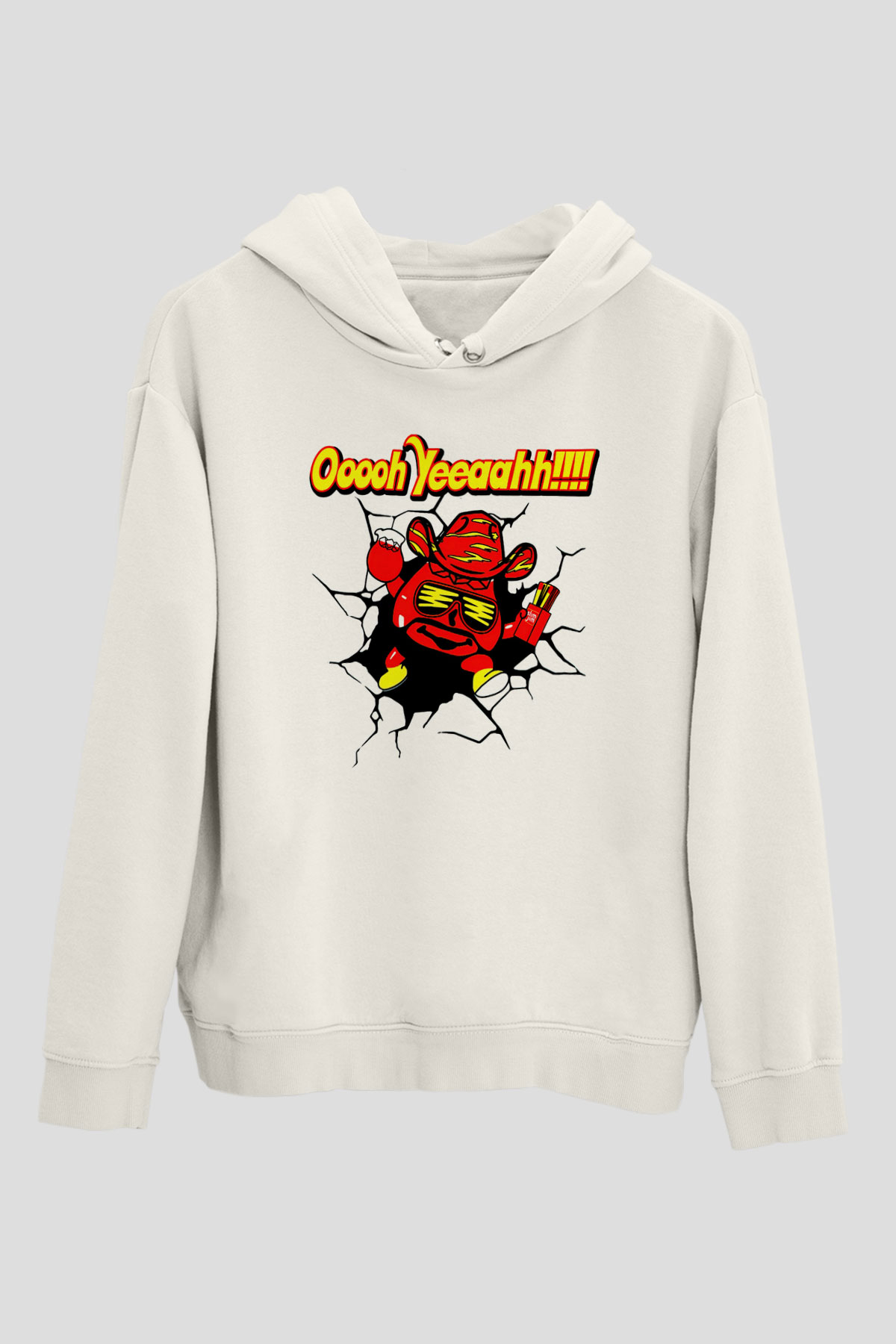 Randy Savage Beyaz Unisex Hoodie