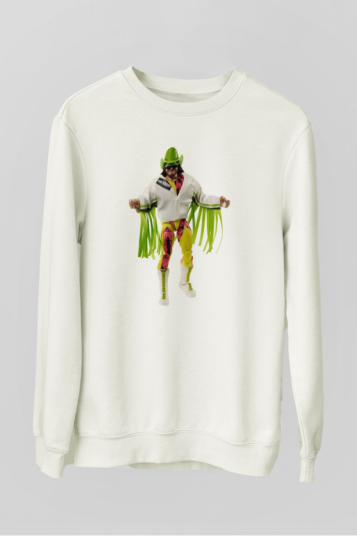Randy Savage Beyaz Unisex  Sweatshirt
