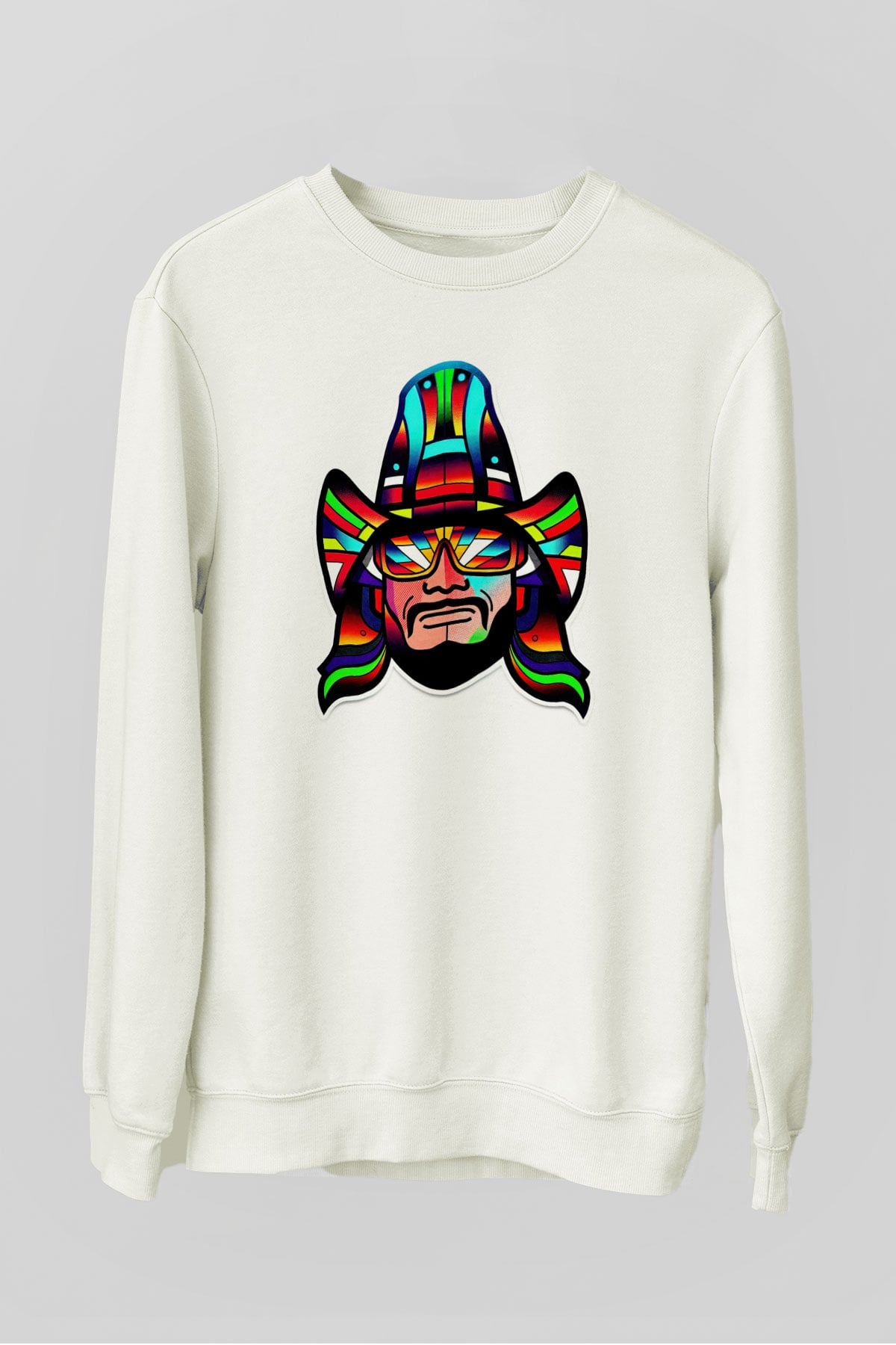 Randy Savage Beyaz Unisex  Sweatshirt