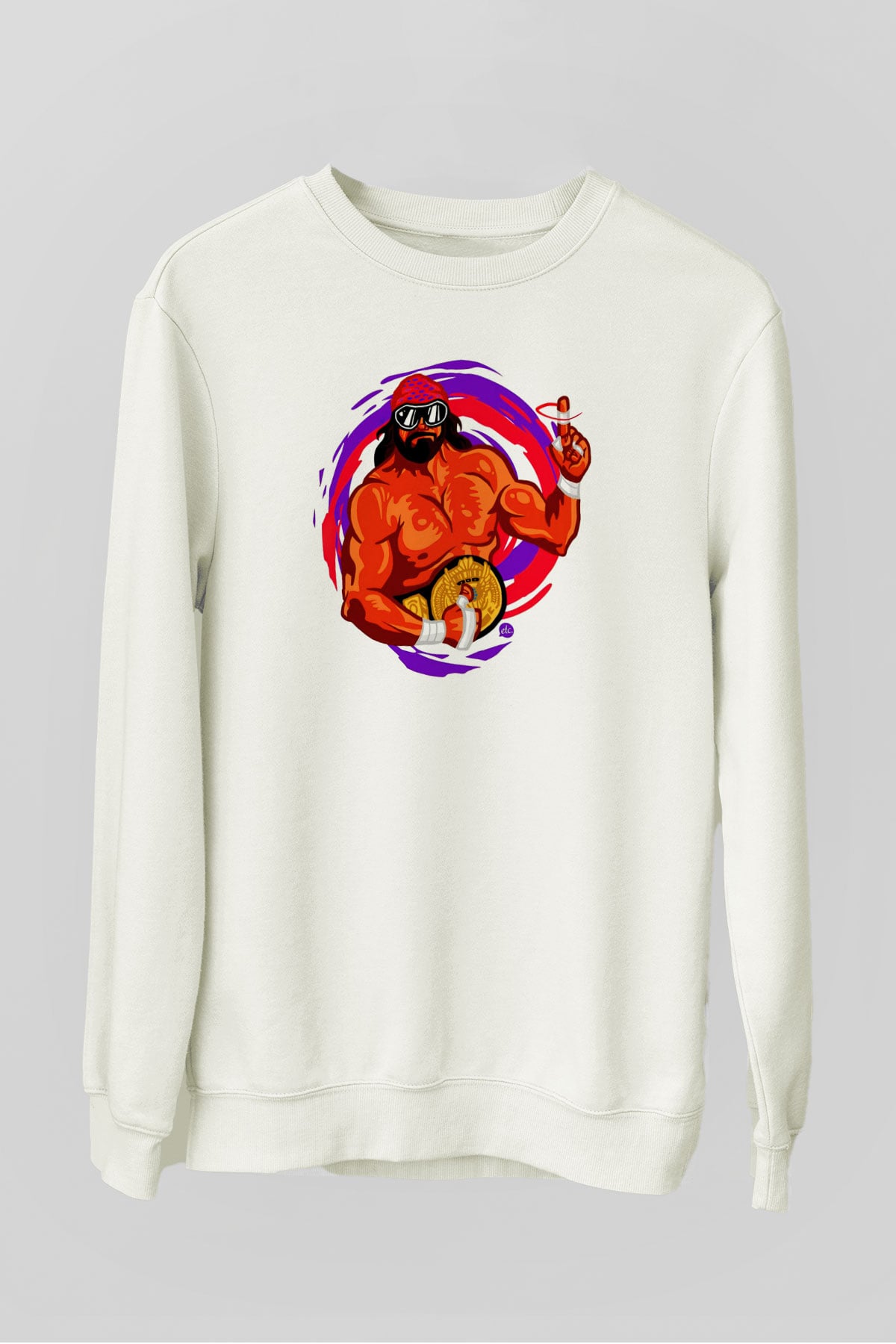 Randy Savage Beyaz Unisex  Sweatshirt