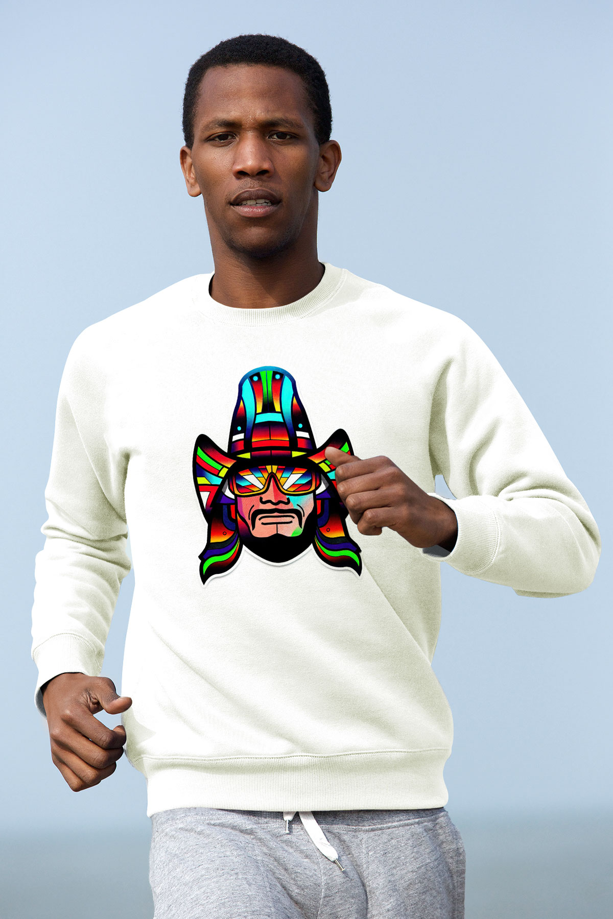 Randy Savage Beyaz Unisex  Sweatshirt