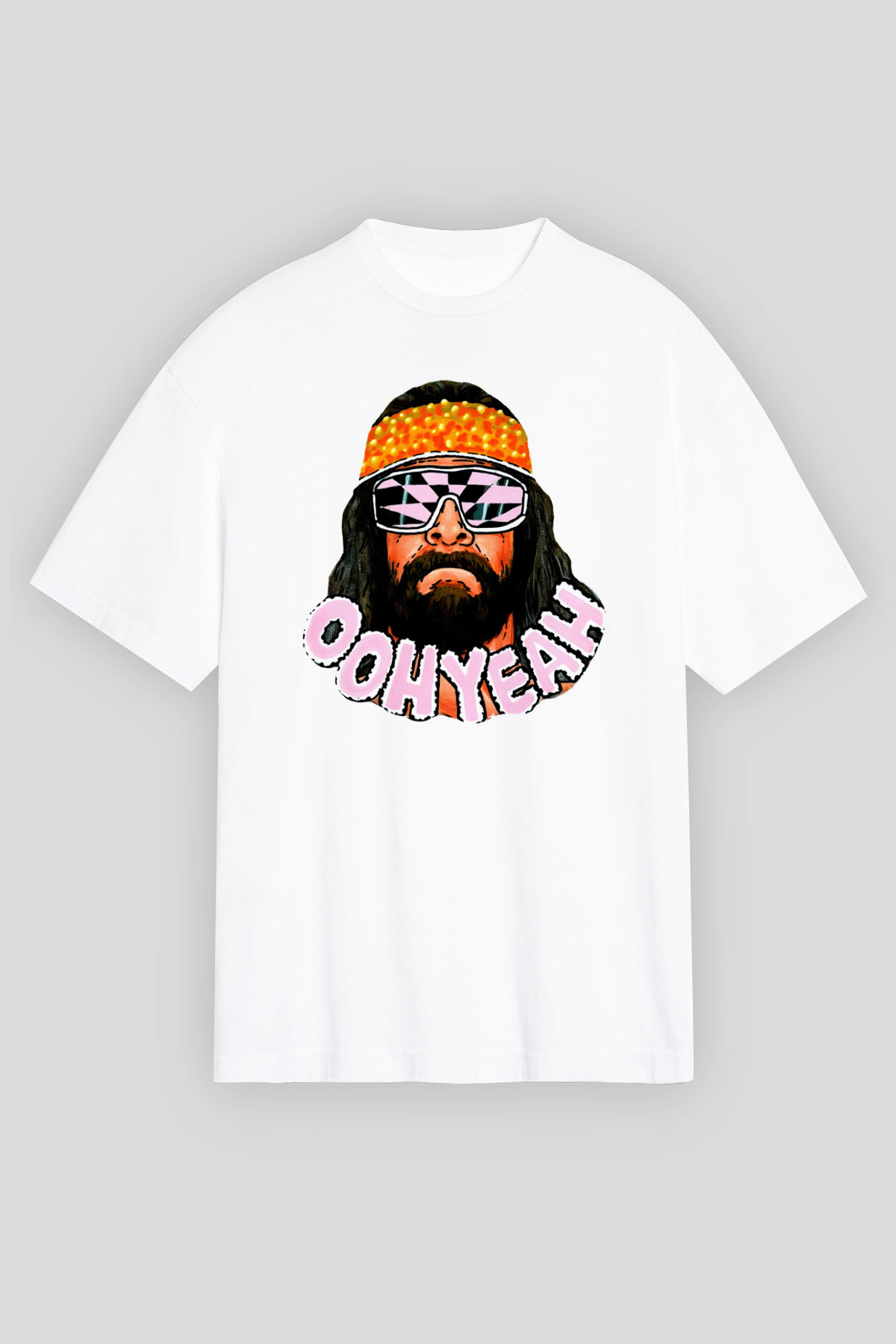 Randy Savage Beyaz Unisex Tişört
