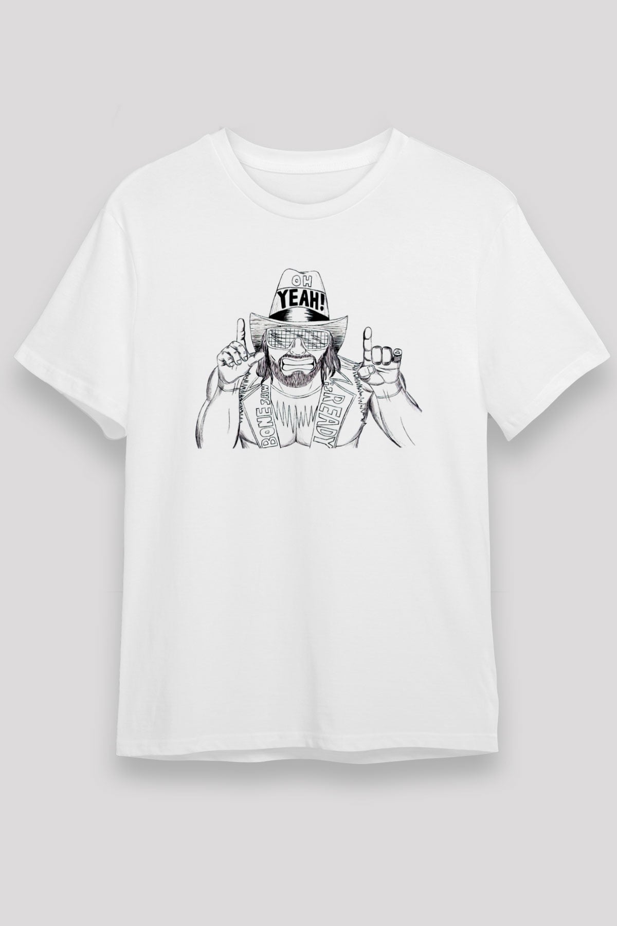 Randy Savage Beyaz Unisex Tişört