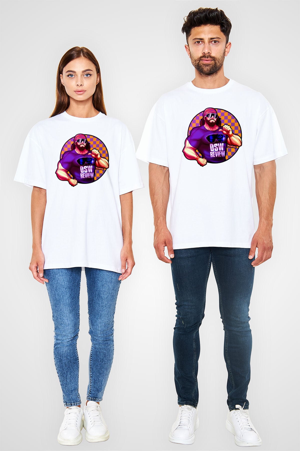 Randy Savage Beyaz Unisex Tişört