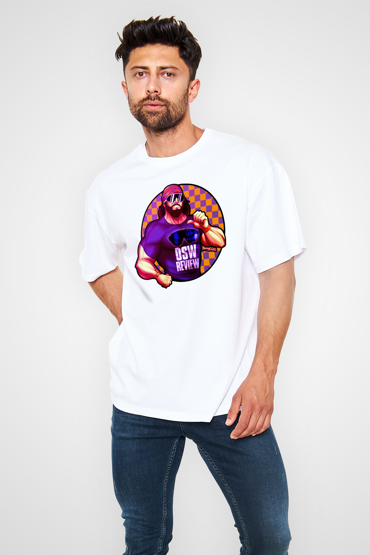 Randy Savage Beyaz Unisex Tişört