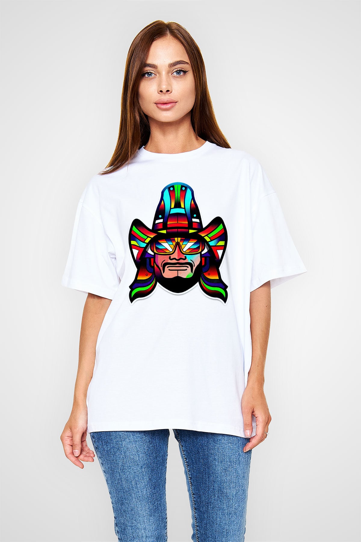Randy Savage Beyaz Unisex Tişört