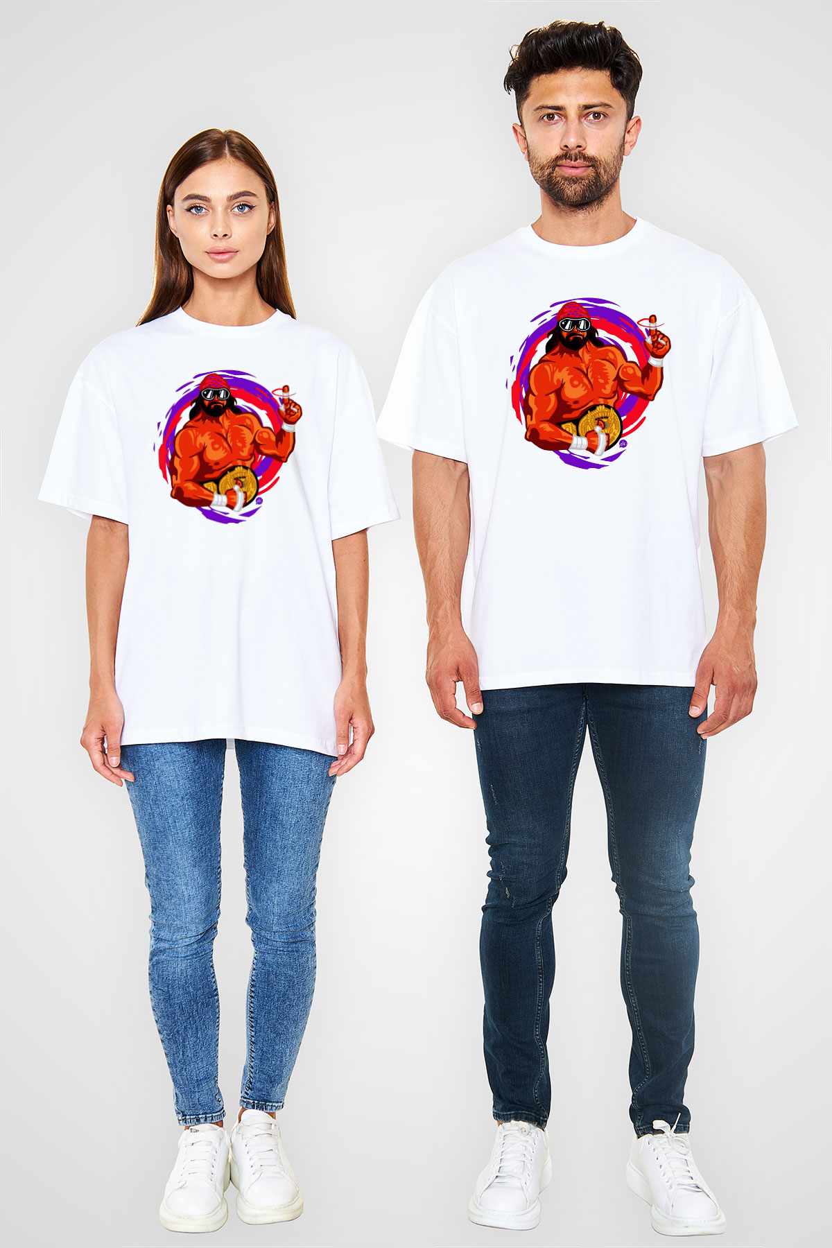 Randy Savage Beyaz Unisex Tişört