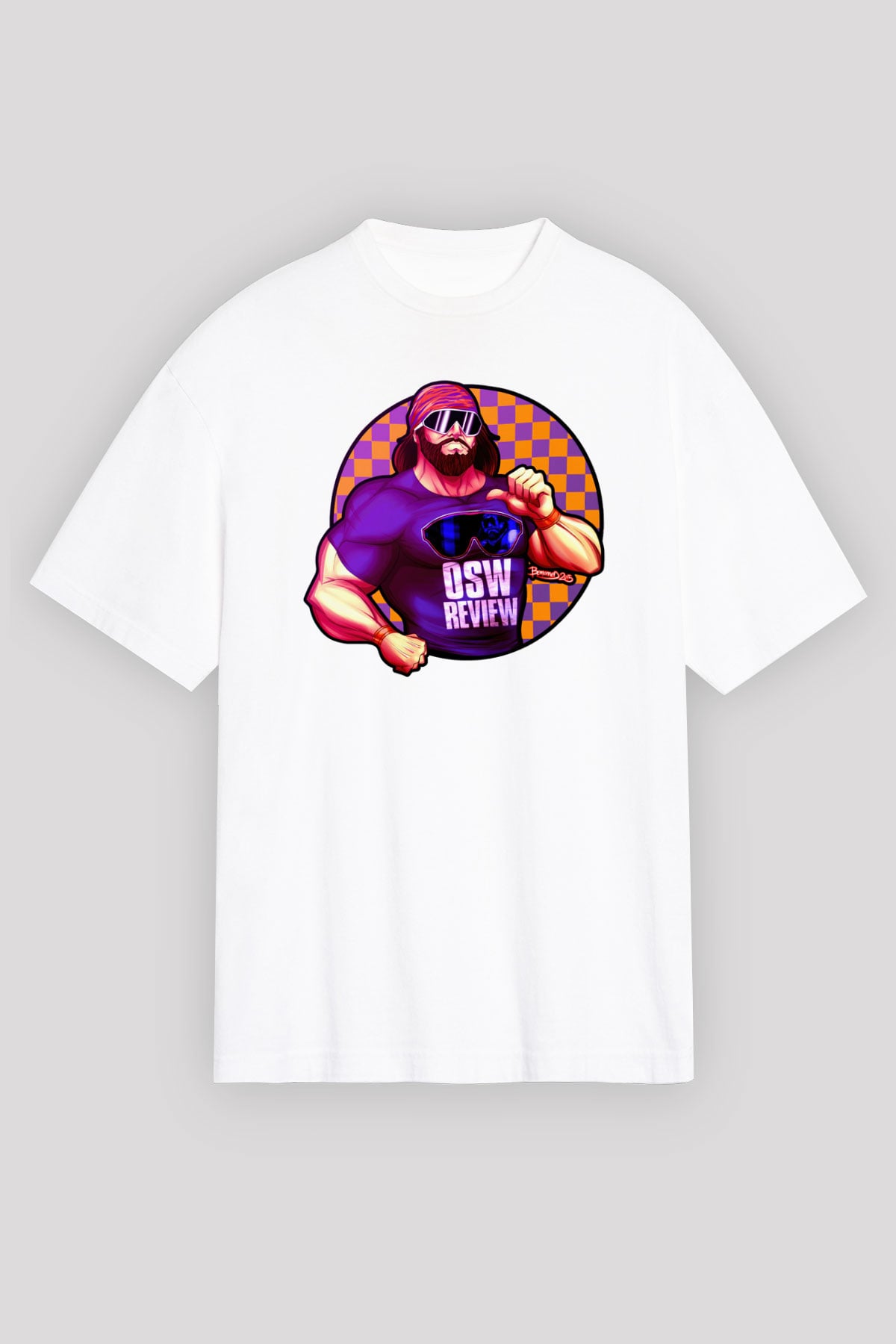 Randy Savage Beyaz Unisex Tişört