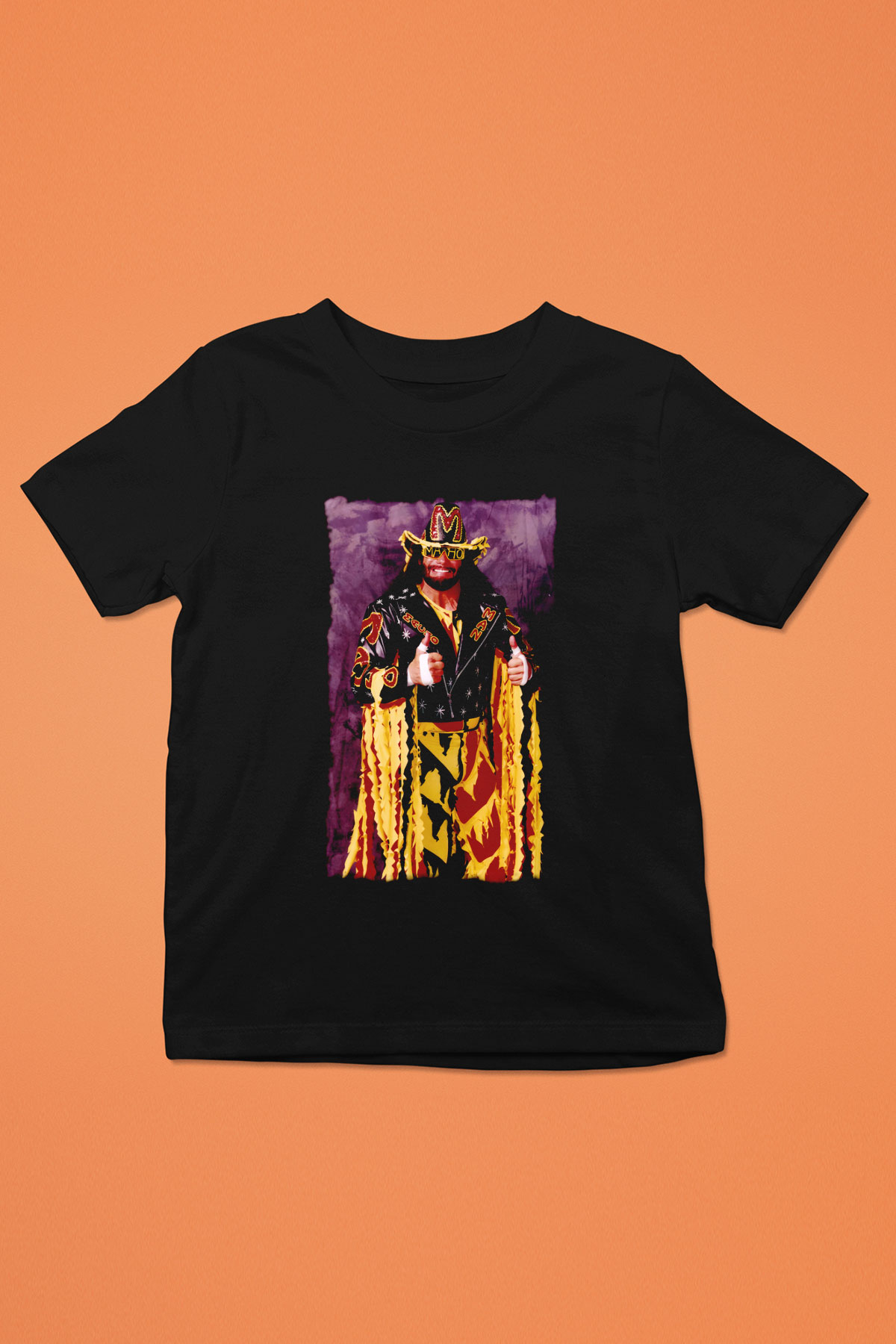 Randy Savage Siyah Unisex  Çocuk Tişört