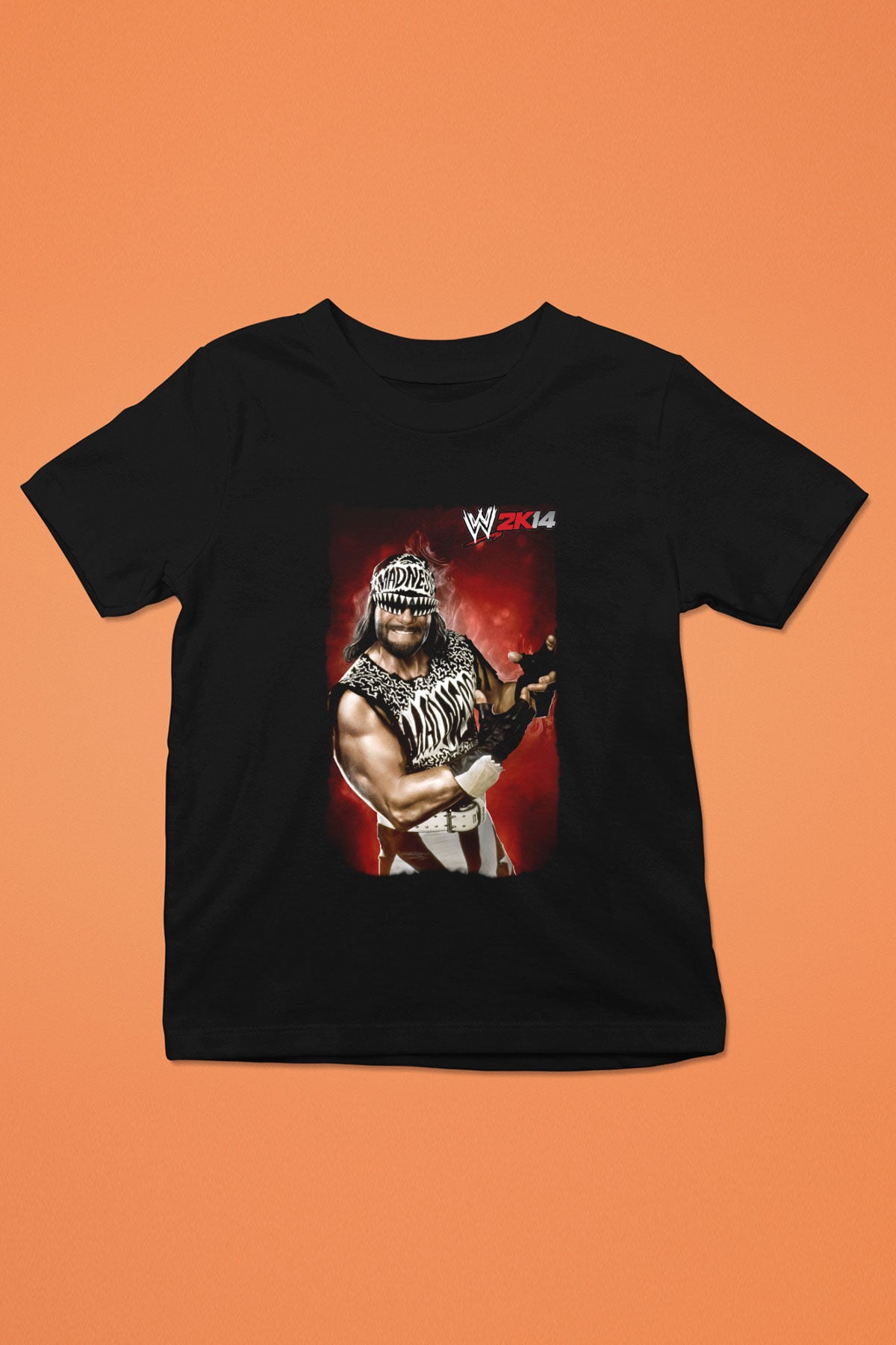 Randy Savage Siyah Unisex  Çocuk Tişört