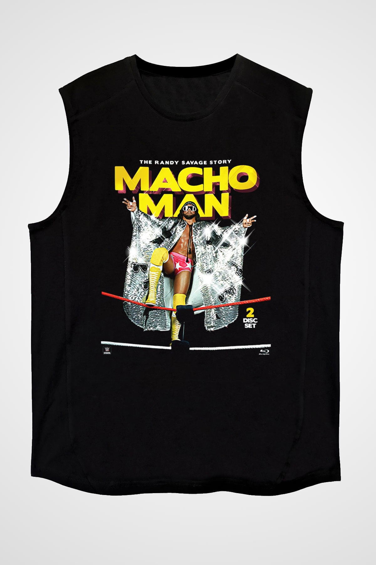 Randy Savage Siyah Unisex Kolsuz Tişört