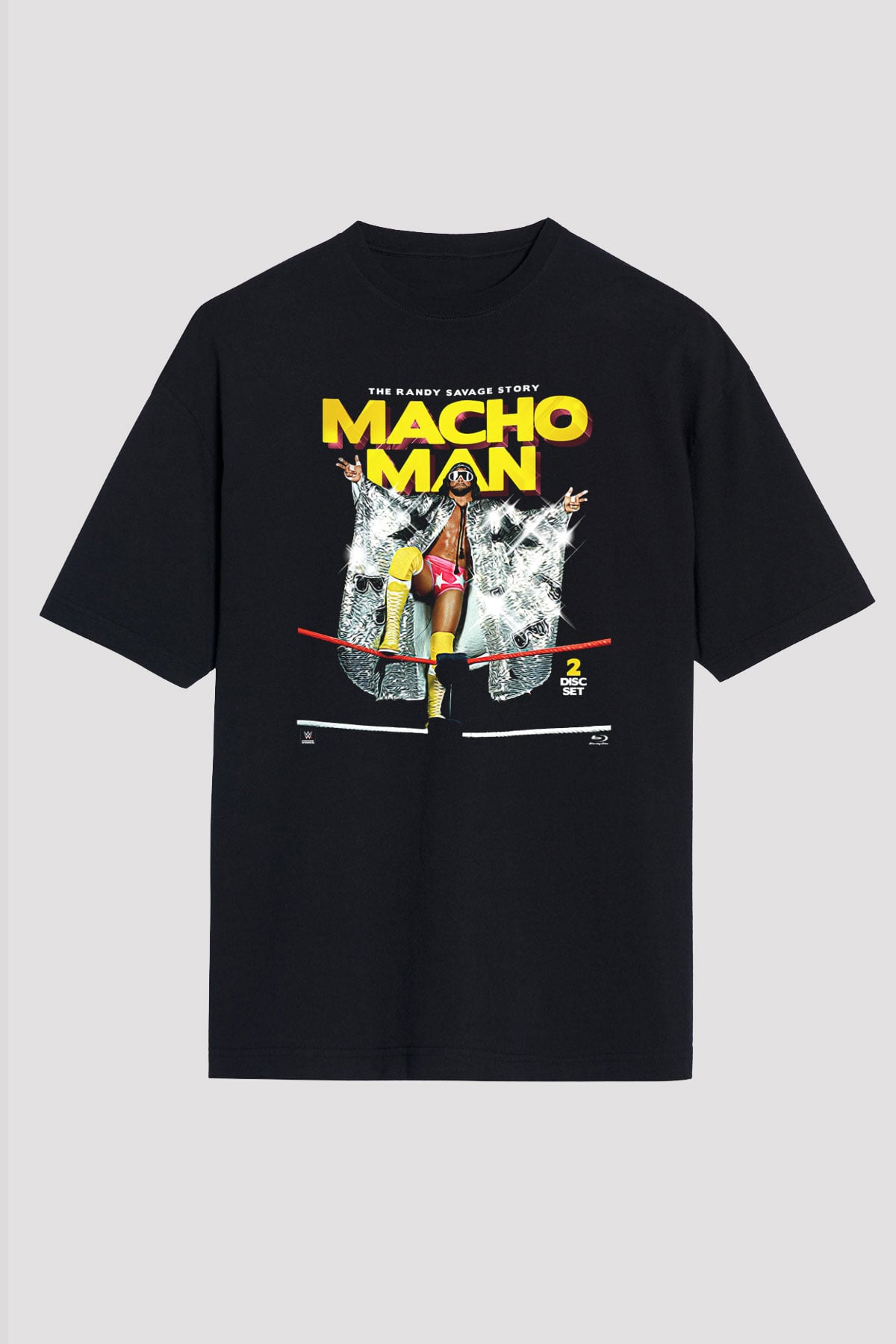 Randy Savage Siyah Unisex Oversize Tişört