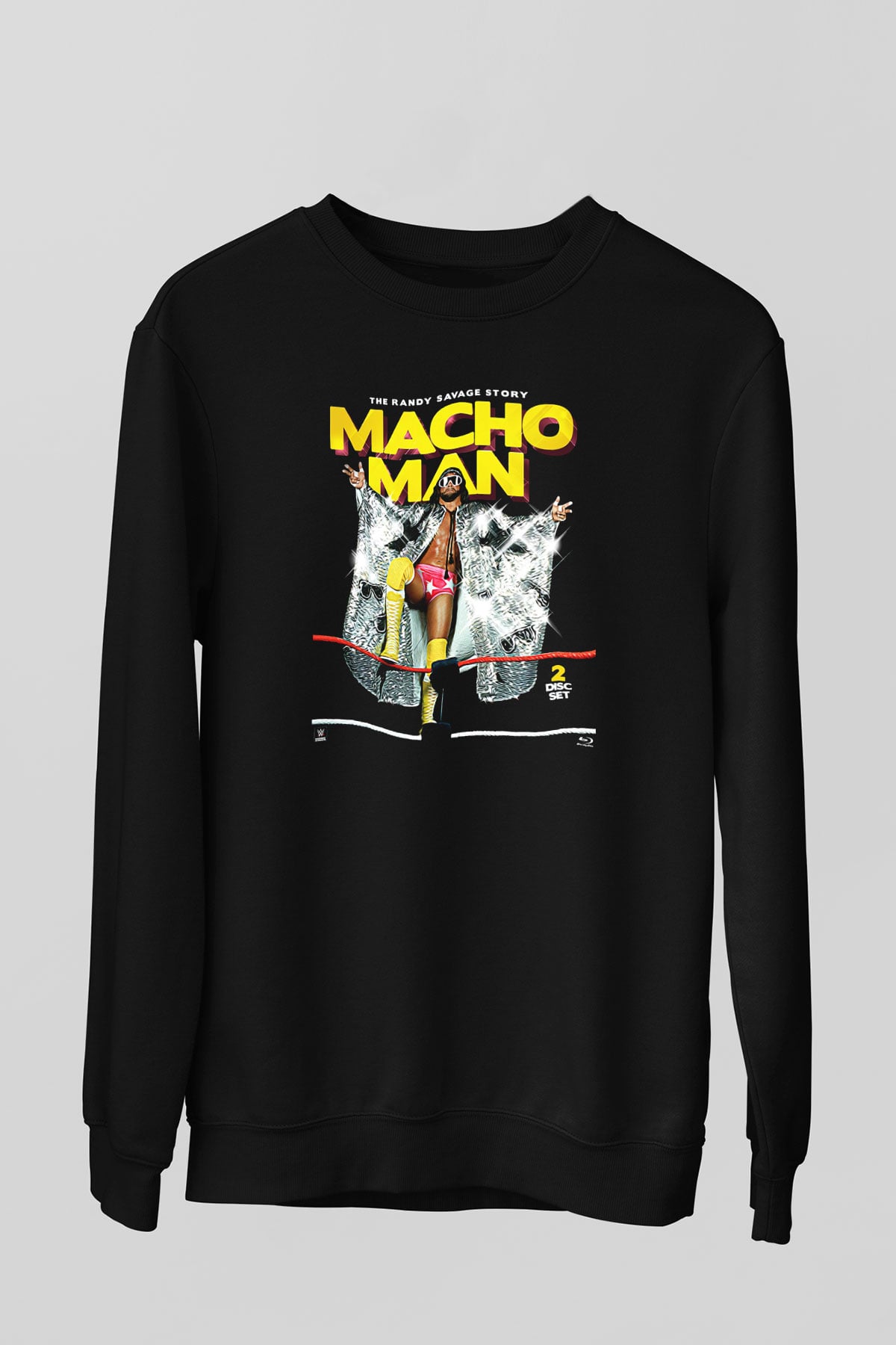 Randy Savage Siyah Unisex Sweatshirt