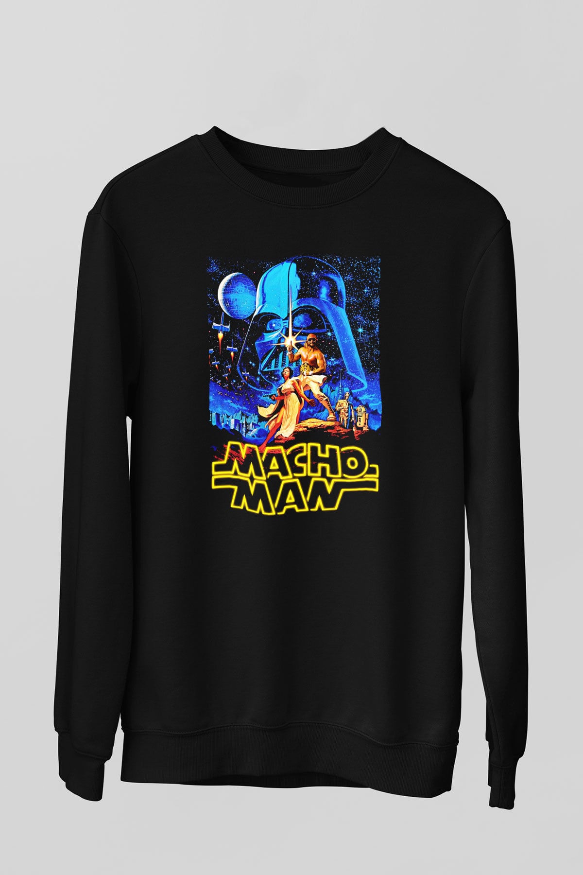 Randy Savage Siyah Unisex Sweatshirt