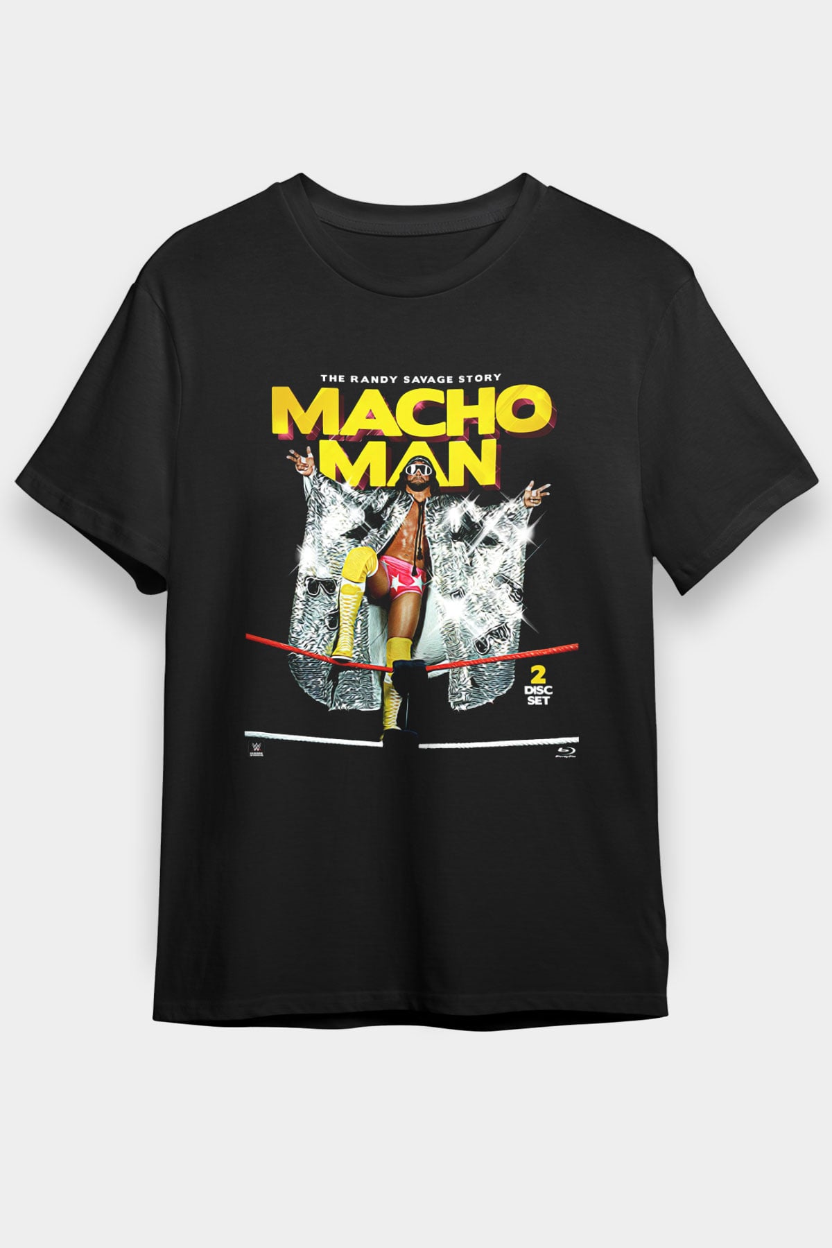 Randy Savage Siyah Unisex Tişört