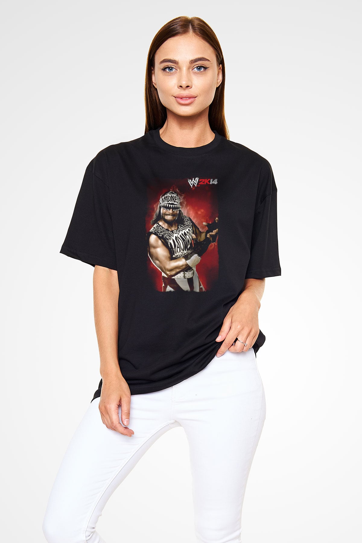 Randy Savage Siyah Unisex Tişört