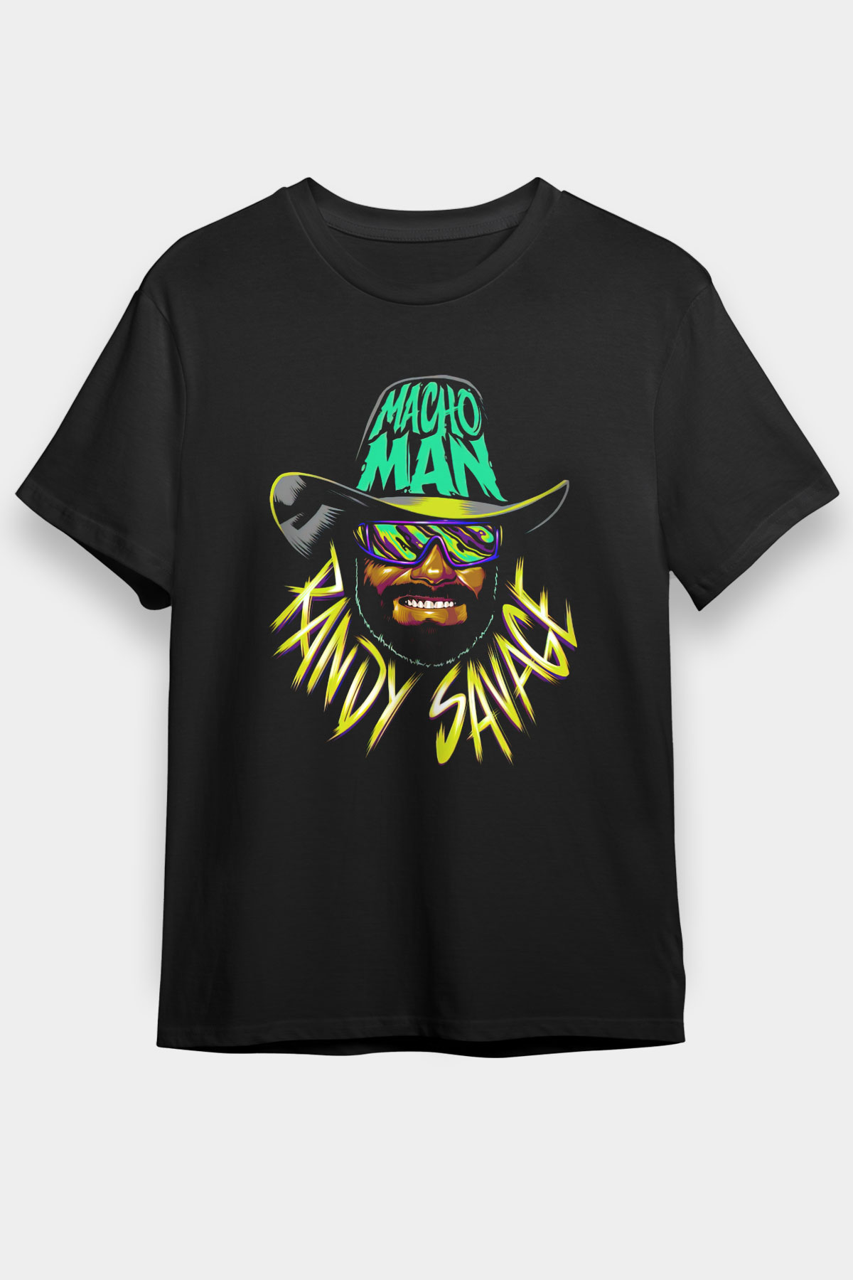 Randy Savage Siyah Unisex Tişört
