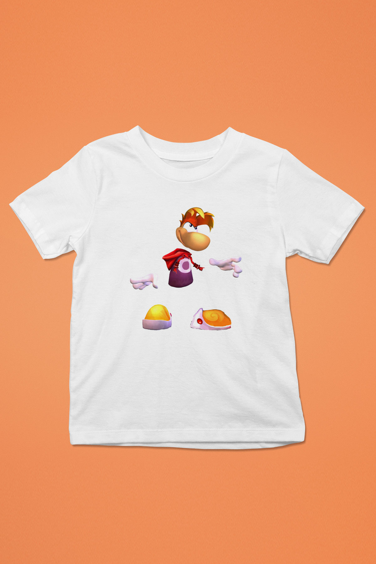 Rayman Beyaz Unisex Çocuk Tişört