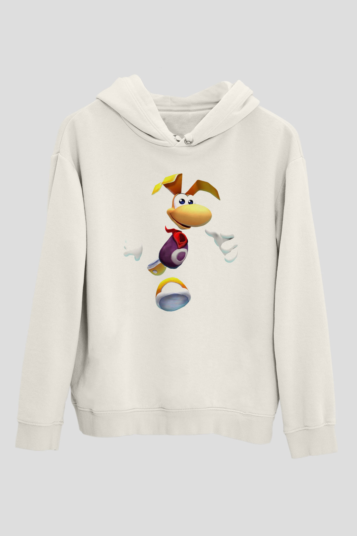 Rayman Beyaz Unisex Hoodie