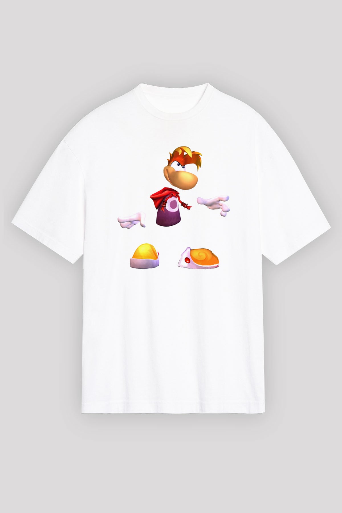 Rayman Beyaz Unisex Tişört T-Shirt