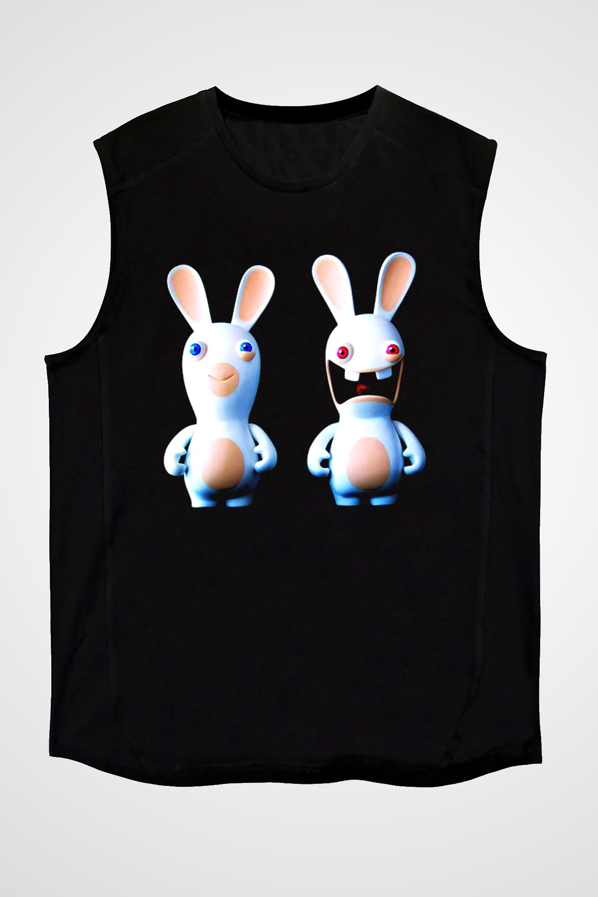 Rayman Siyah Unisex Kolsuz Tişört