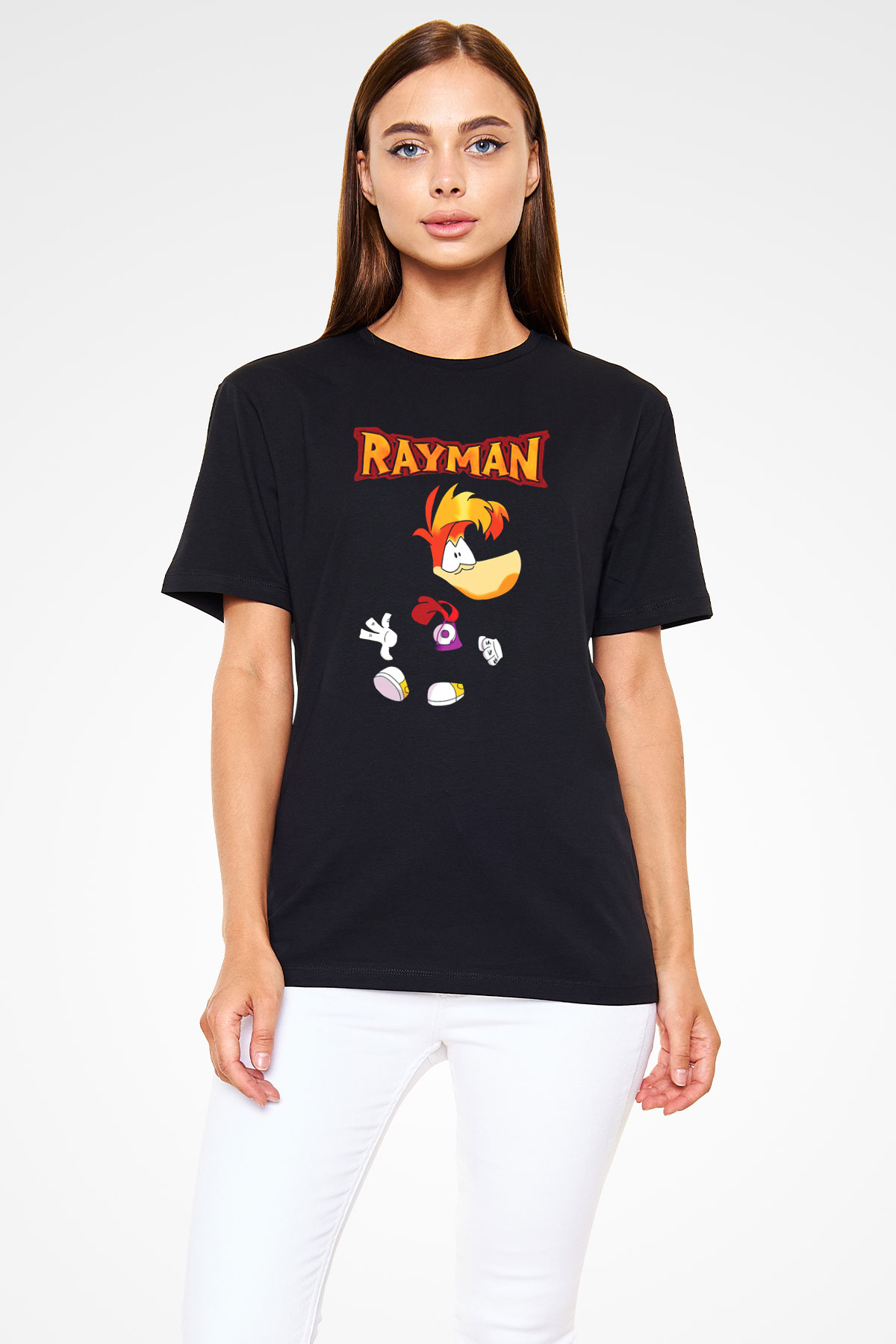 Rayman Siyah Unisex Tişört T-Shirt