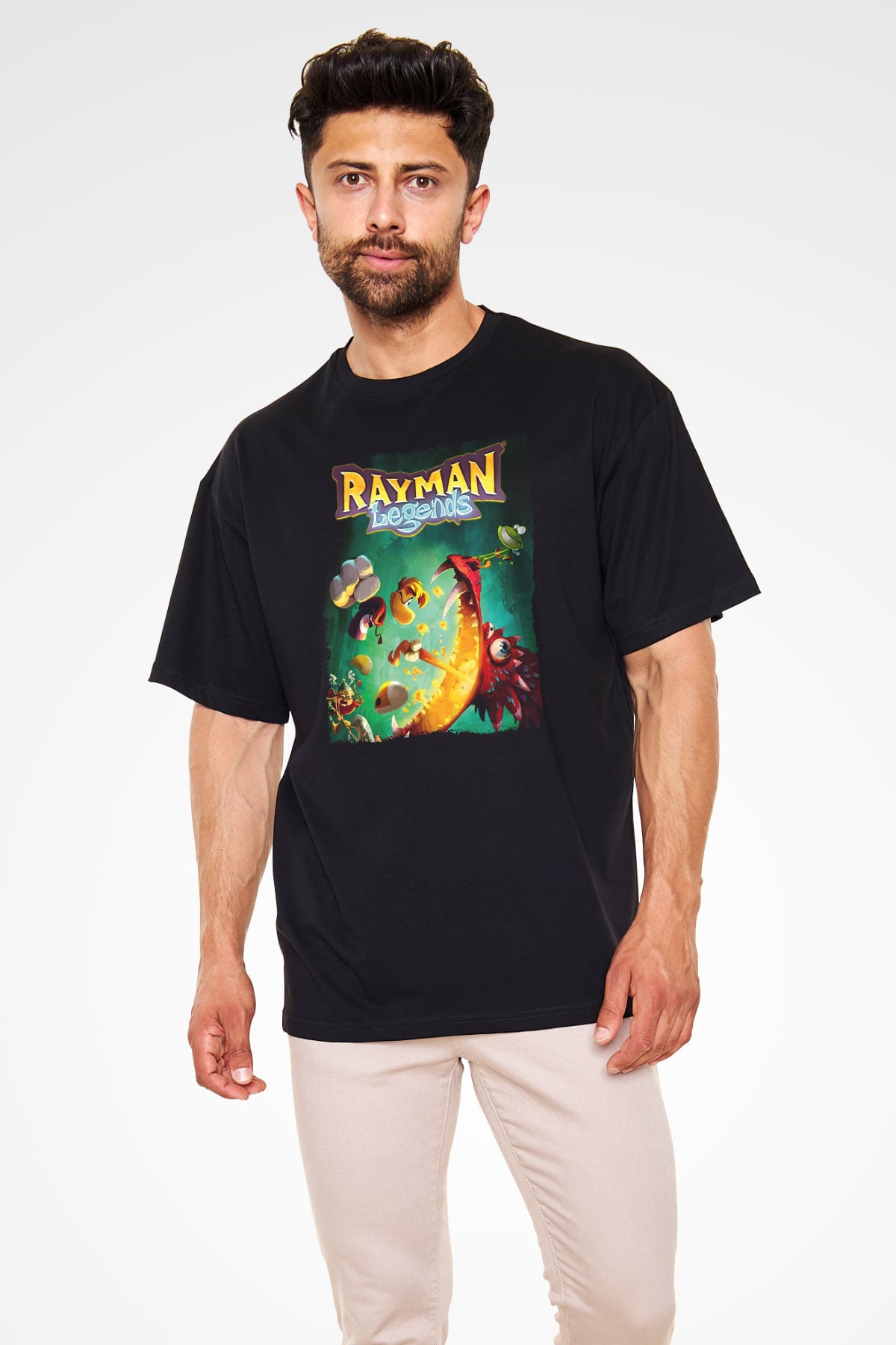 Rayman Siyah Unisex Tişört T-Shirt