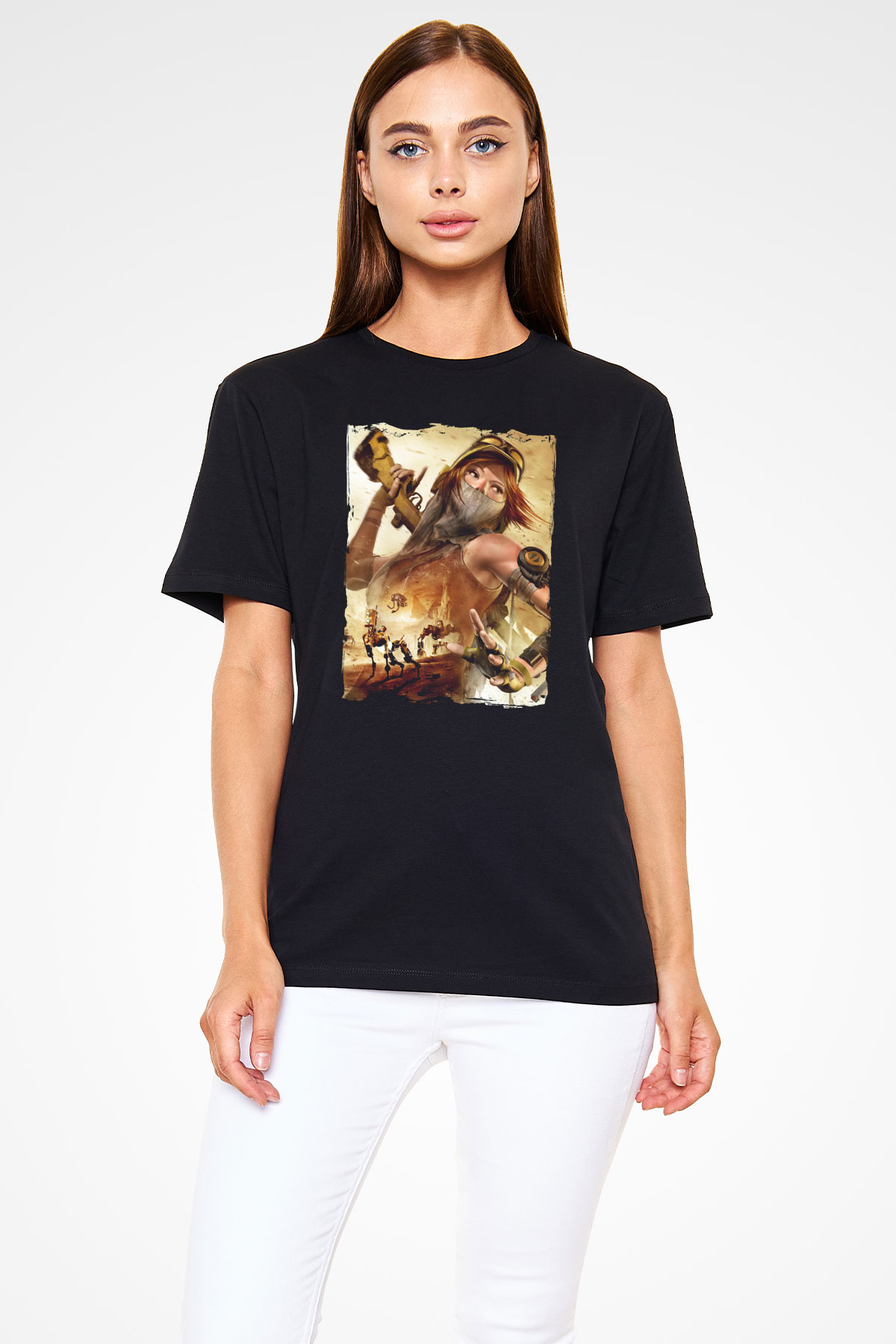 ReCore Siyah Unisex Tişört T-Shirt