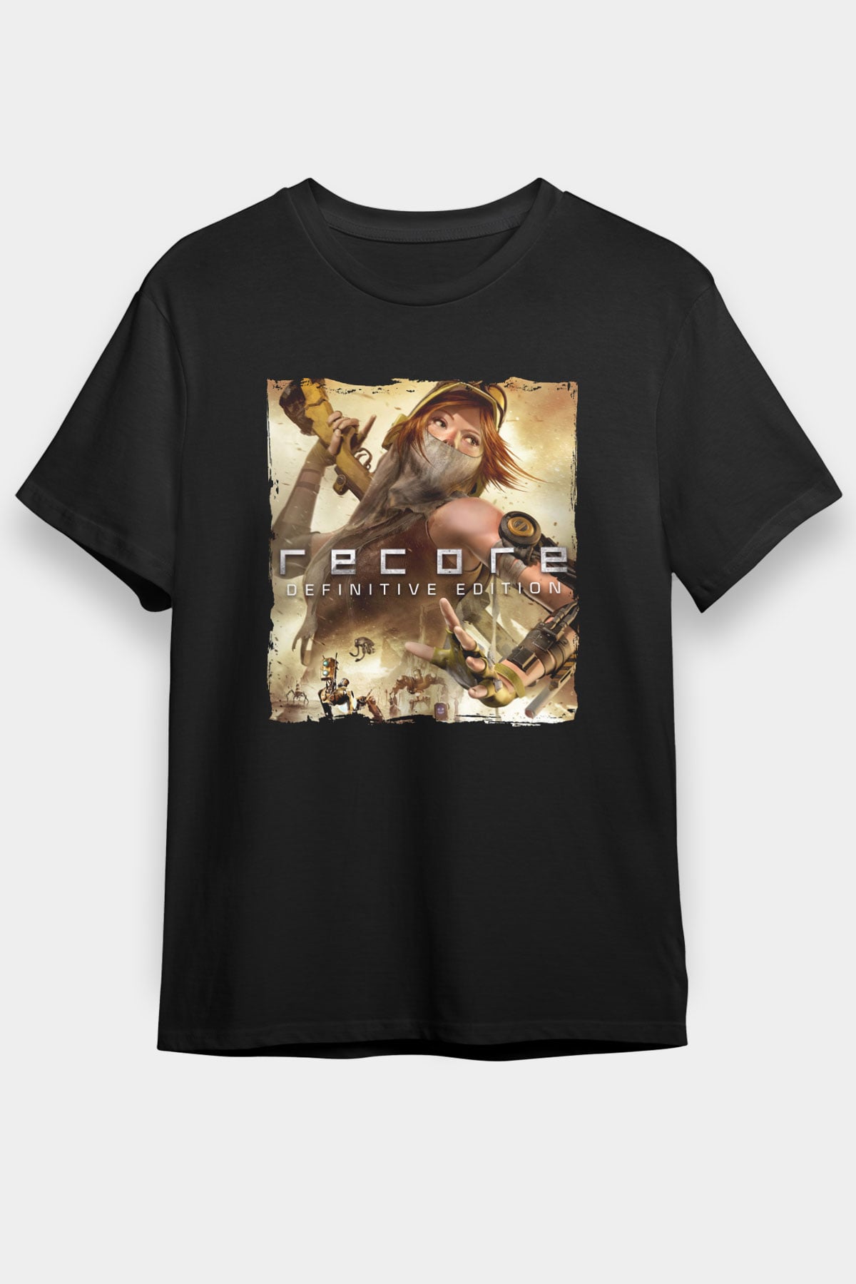 ReCore Siyah Unisex Tişört T-Shirt