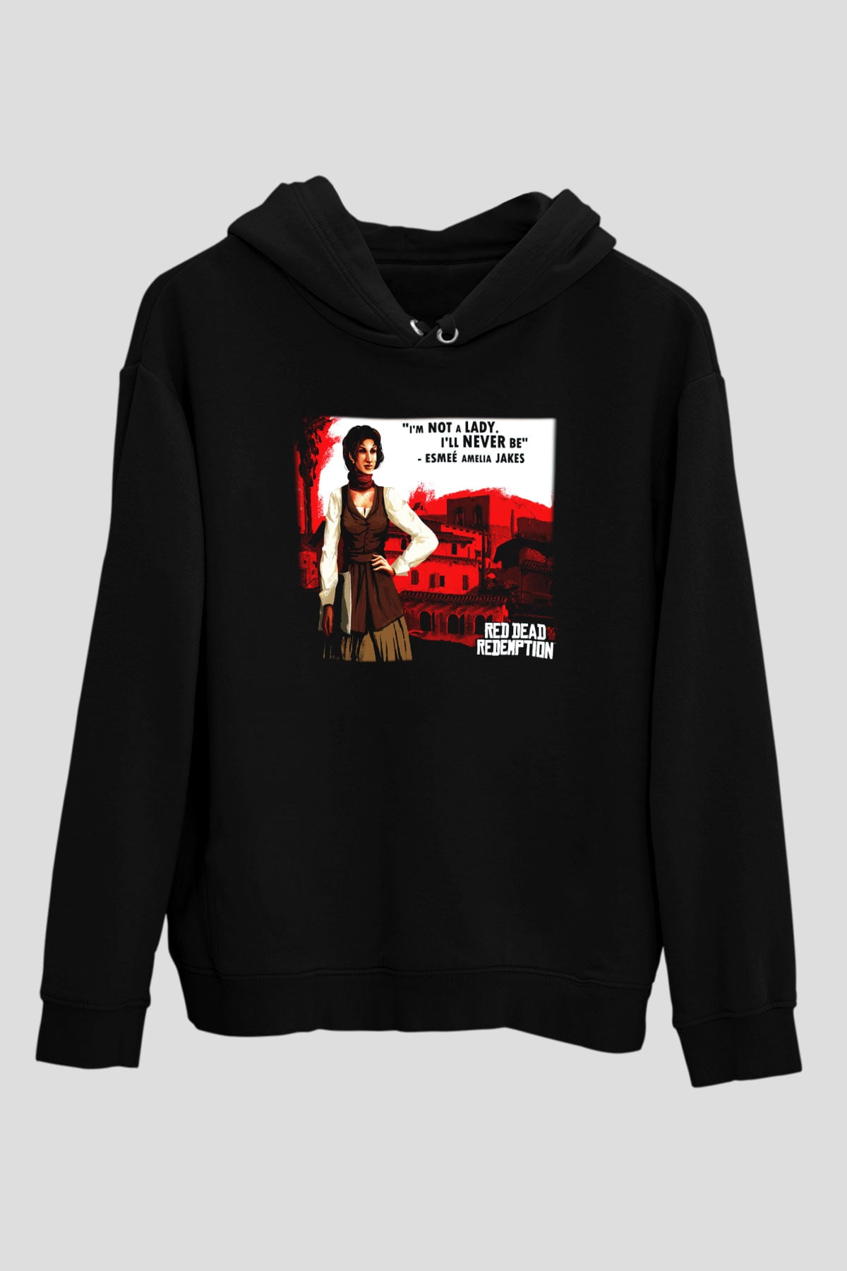 Red Dead Redemption Siyah Unisex Hoodie