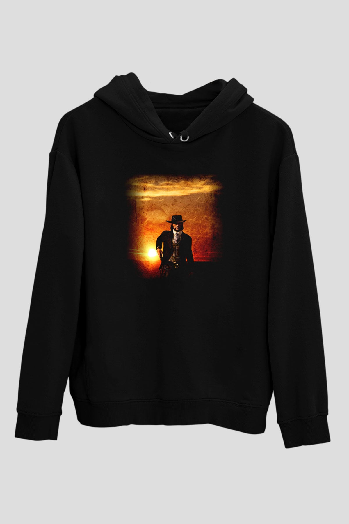 Red Dead Redemption Siyah Unisex Hoodie