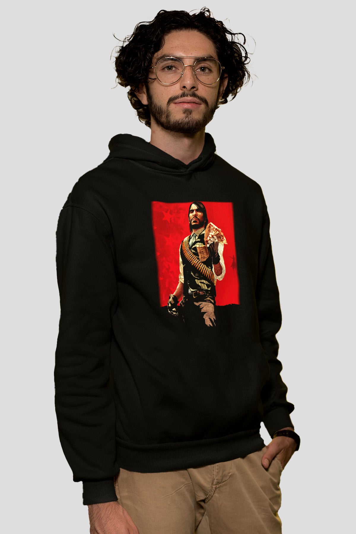 Red Dead Redemption Siyah Unisex Hoodie