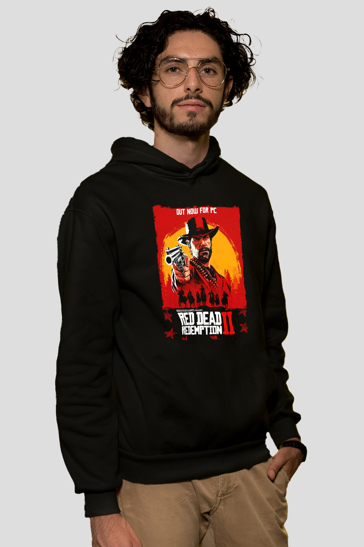 Red Dead Redemption Siyah Unisex Hoodie