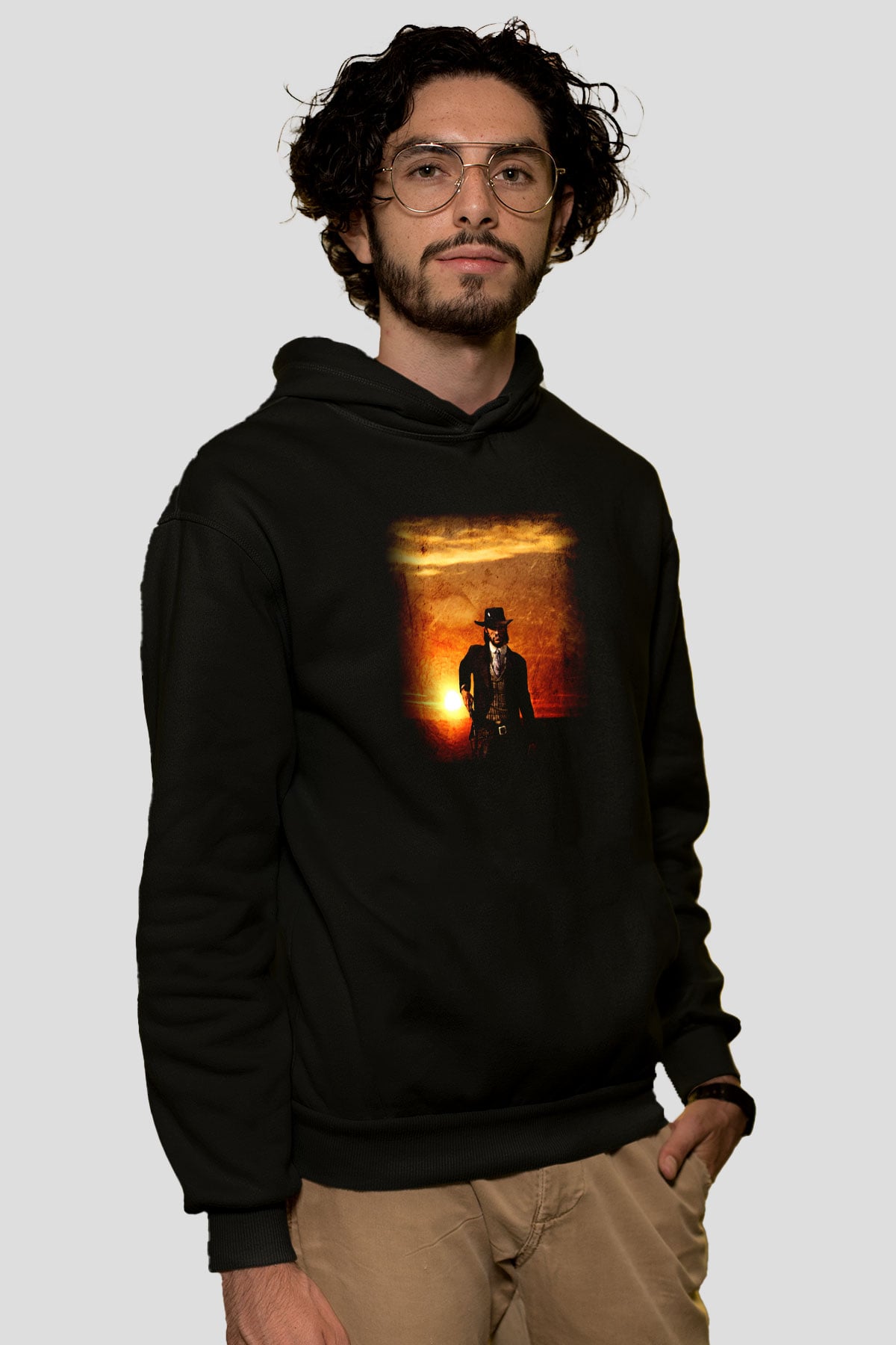 Red Dead Redemption Siyah Unisex Hoodie