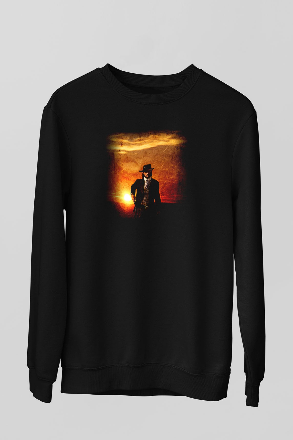 Red Dead Redemption Siyah Unisex Sweatshirt