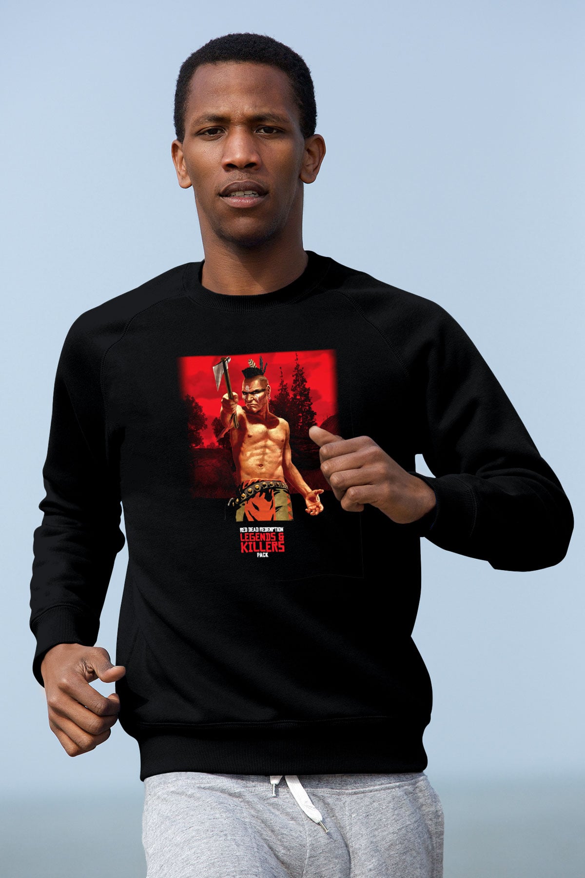 Red Dead Redemption Siyah Unisex Sweatshirt